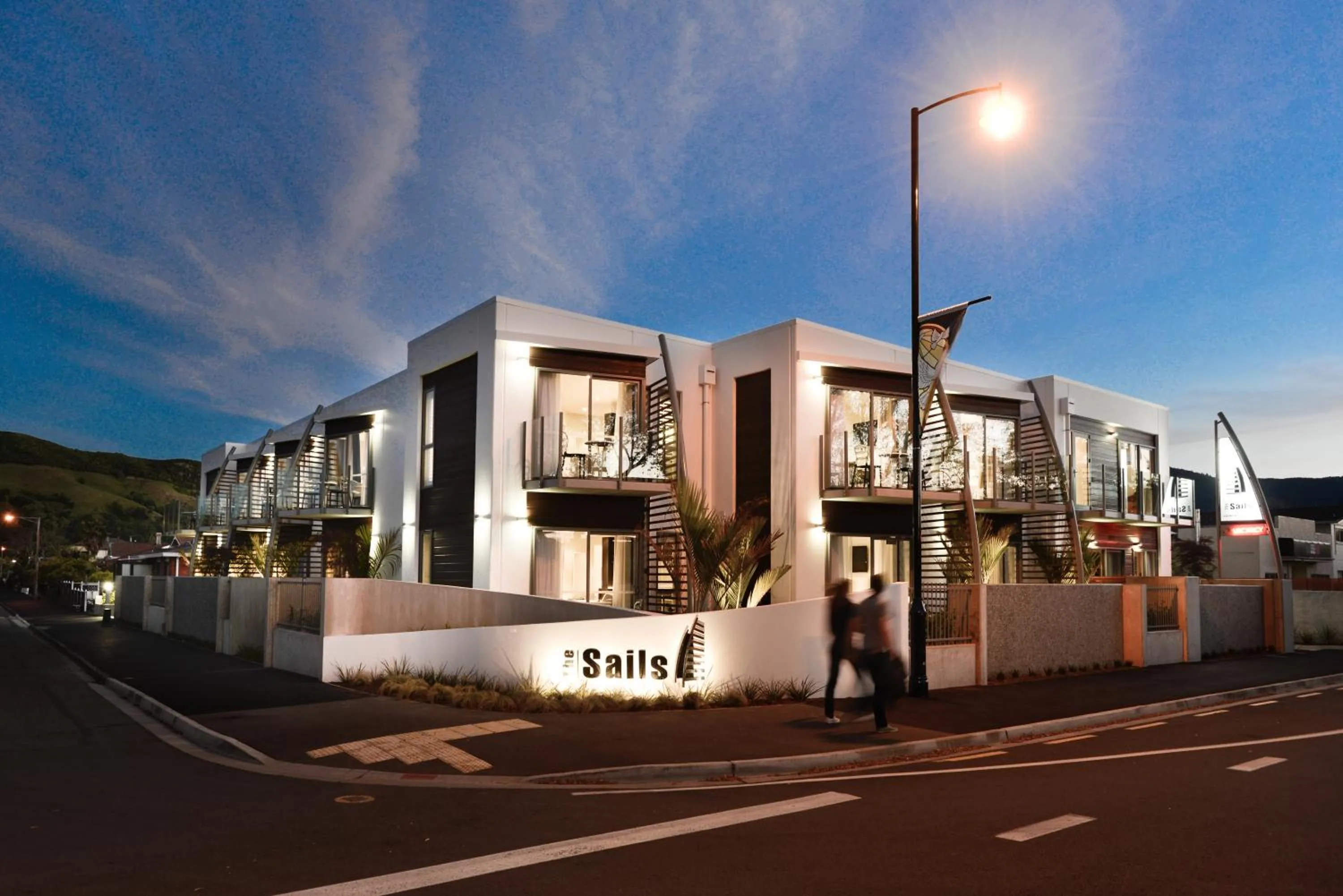 Facade/entrance in The Sails Nelson