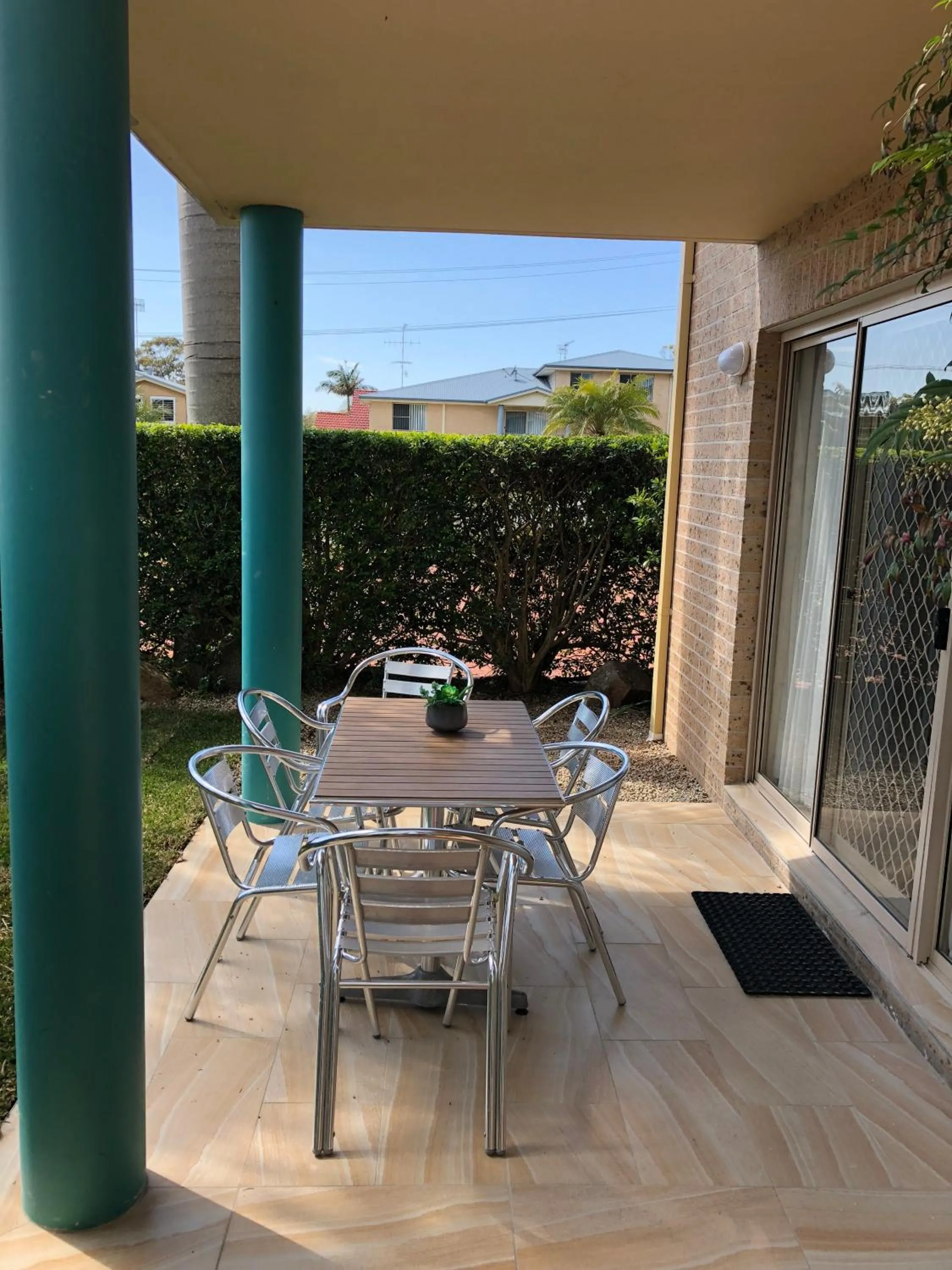 Patio in Beaches Serviced Apartments