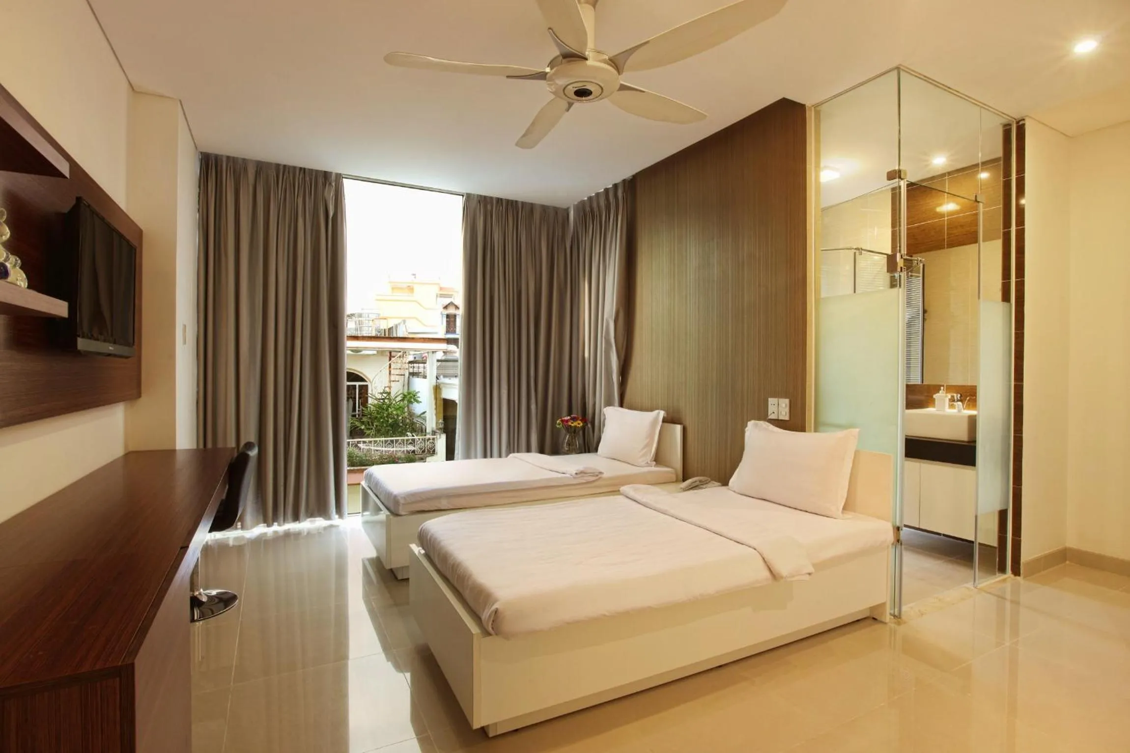 Bed in Yellow House Saigon