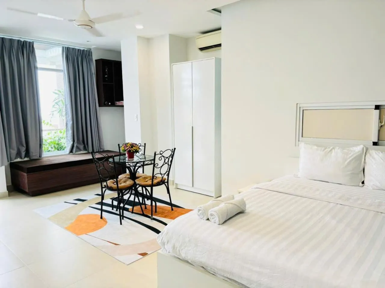 Bed in Yellow House Saigon