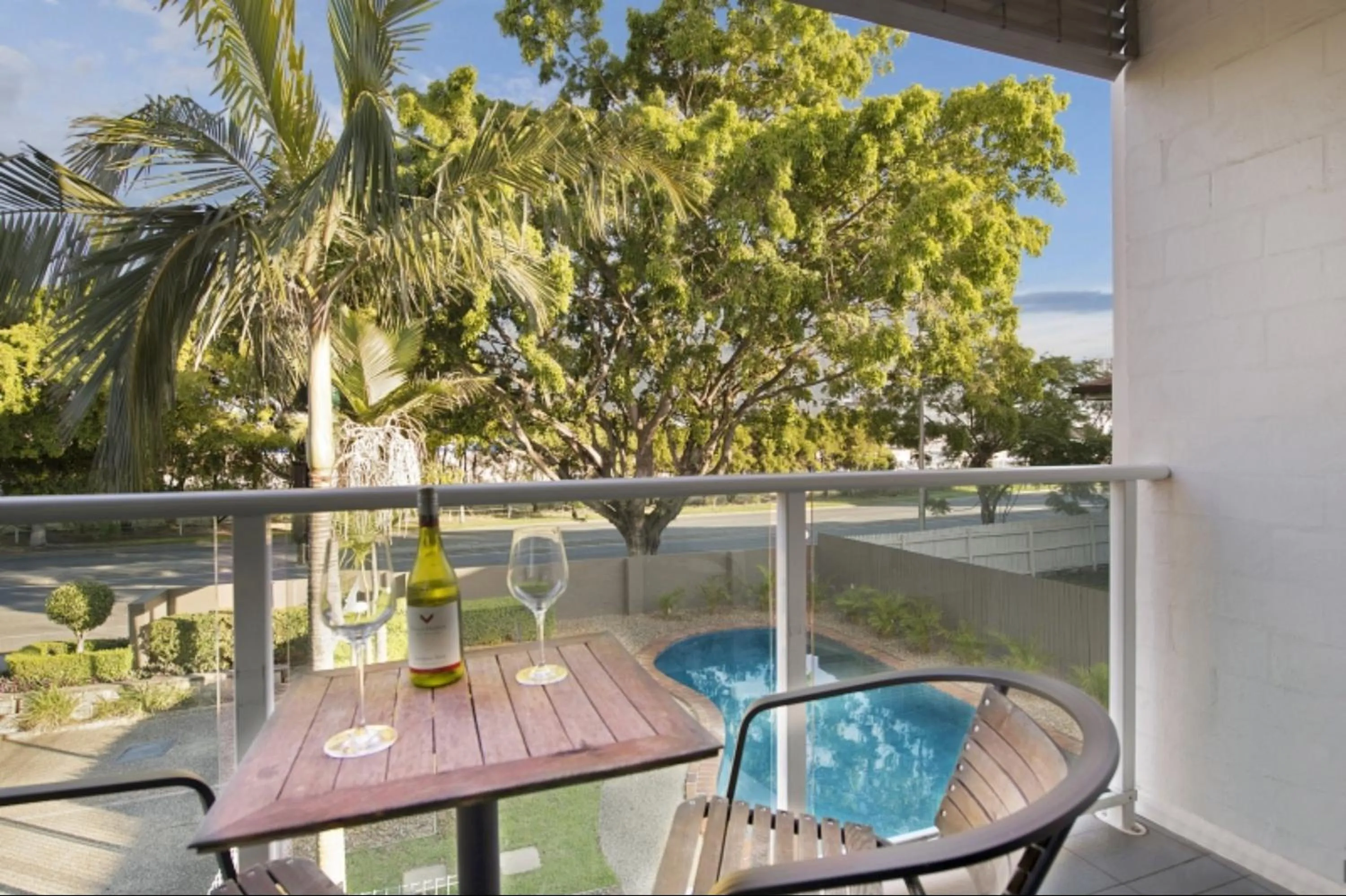Balcony/Terrace in Airport Heritage Motel