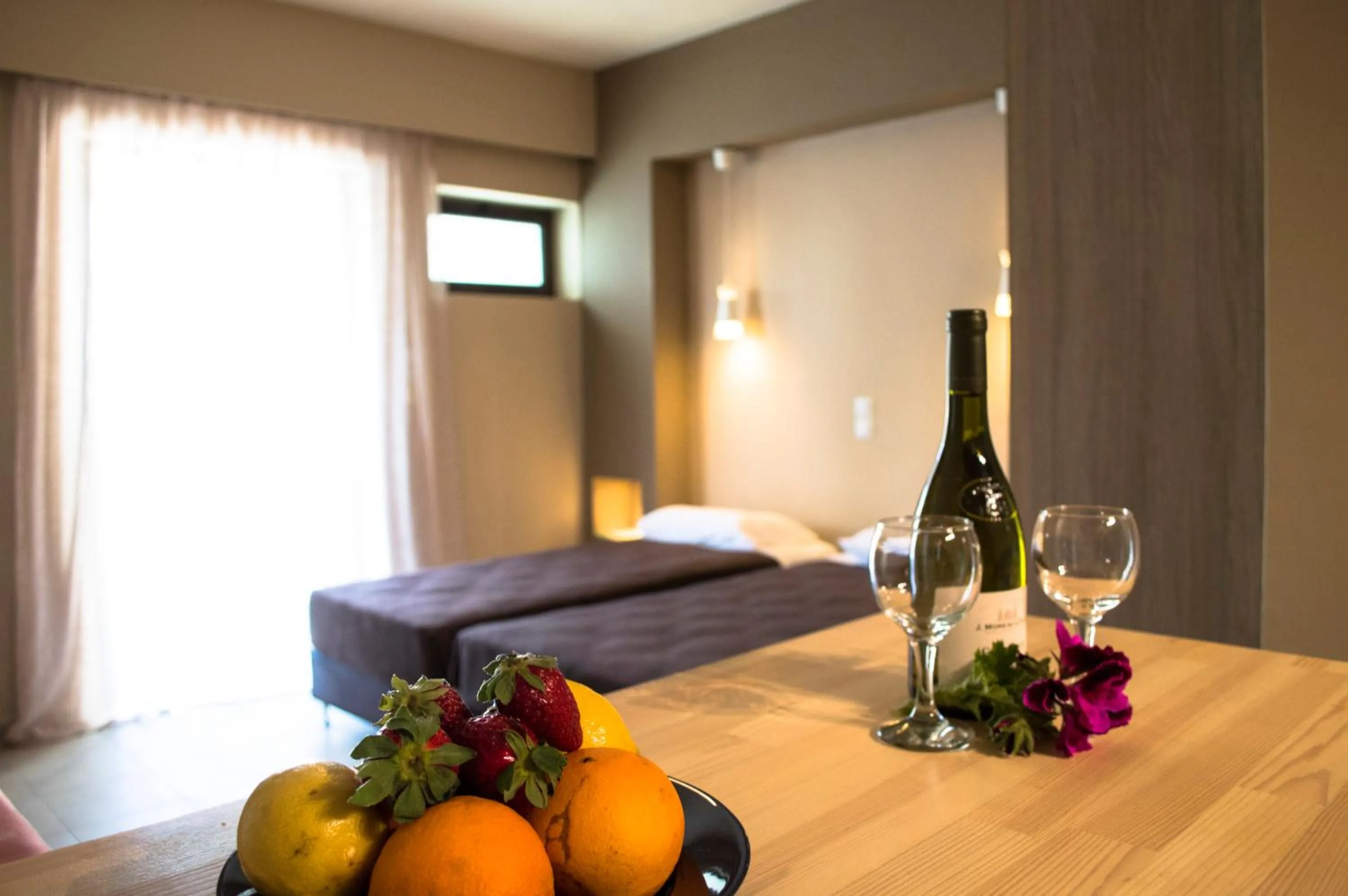 Bedroom, Bed in Nireas Hotel