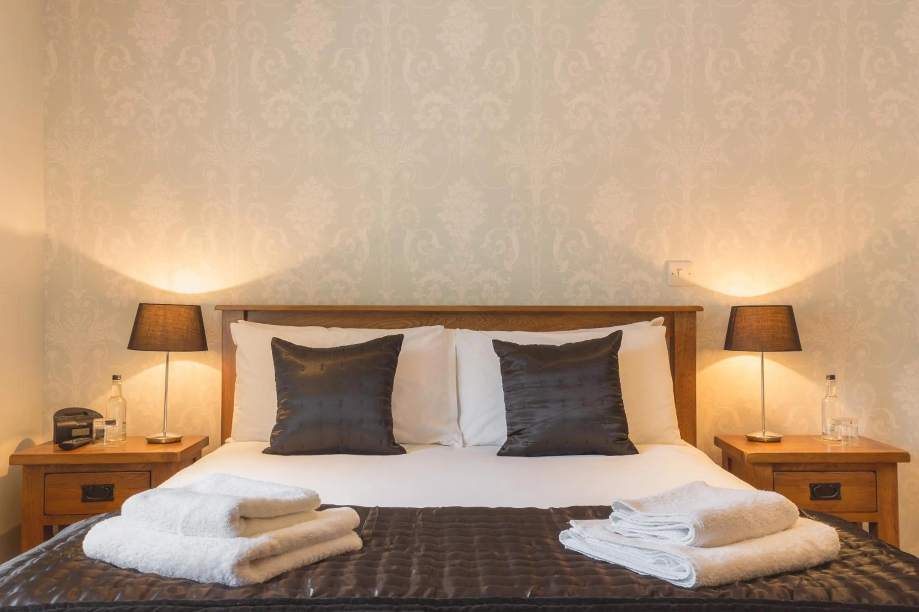 Bed in The Cambrian Inn