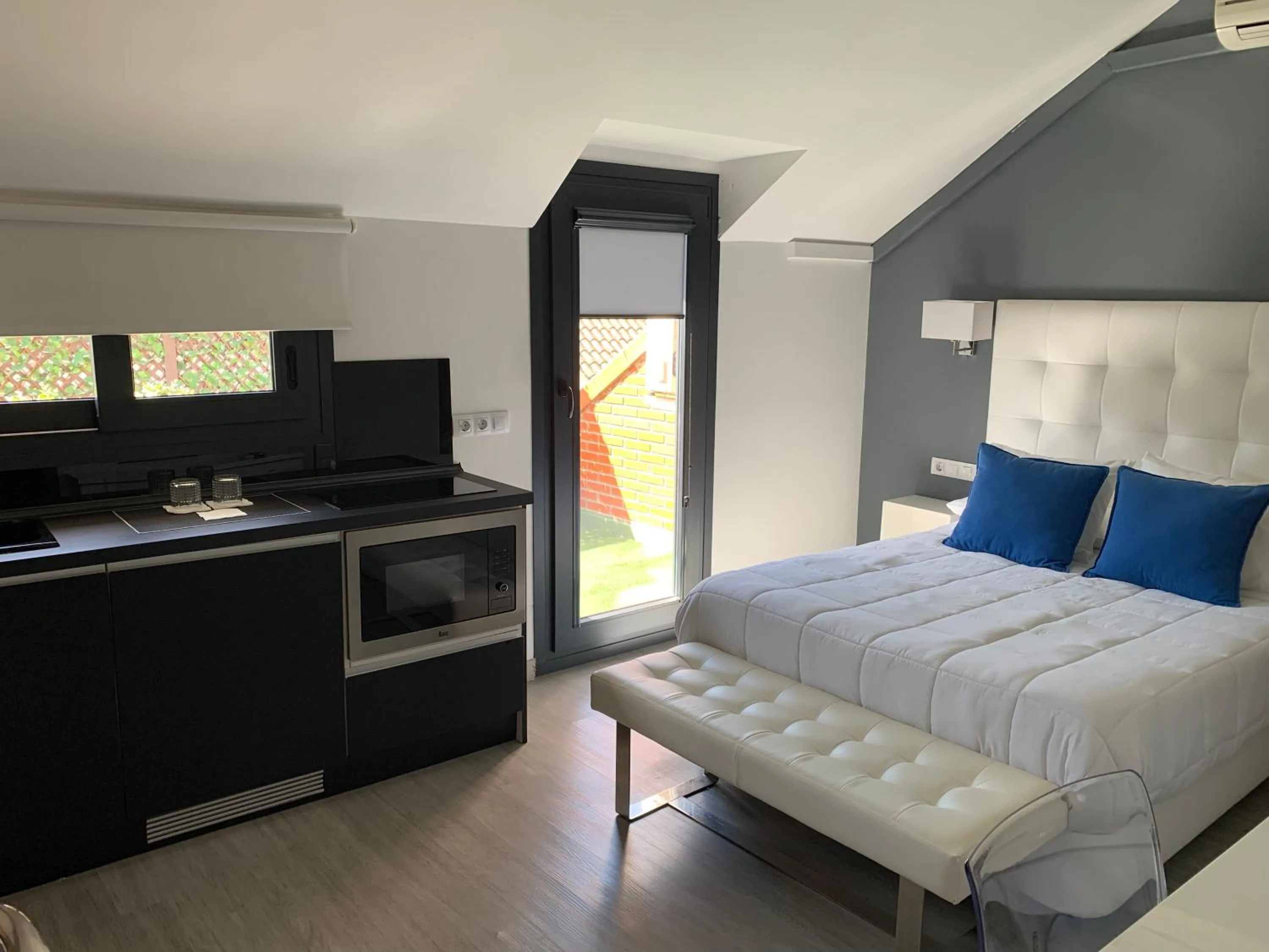 Bed in Hostal el Rocio