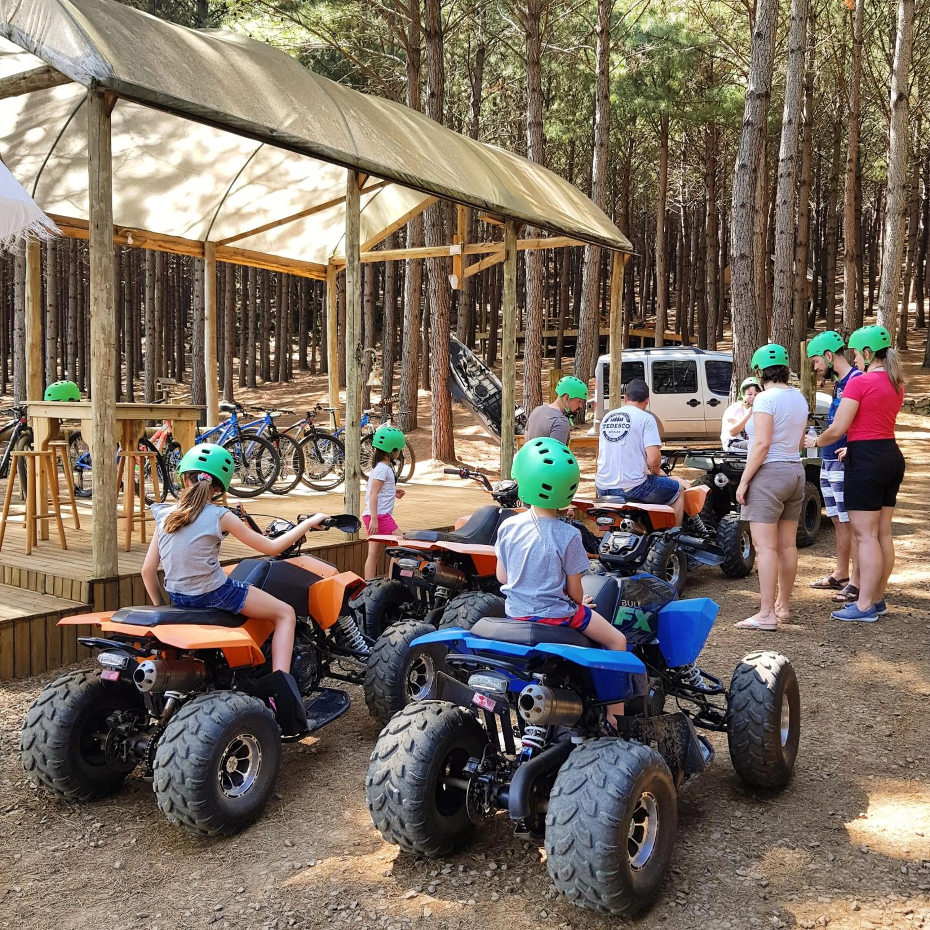 People in Tedesco Eco Park