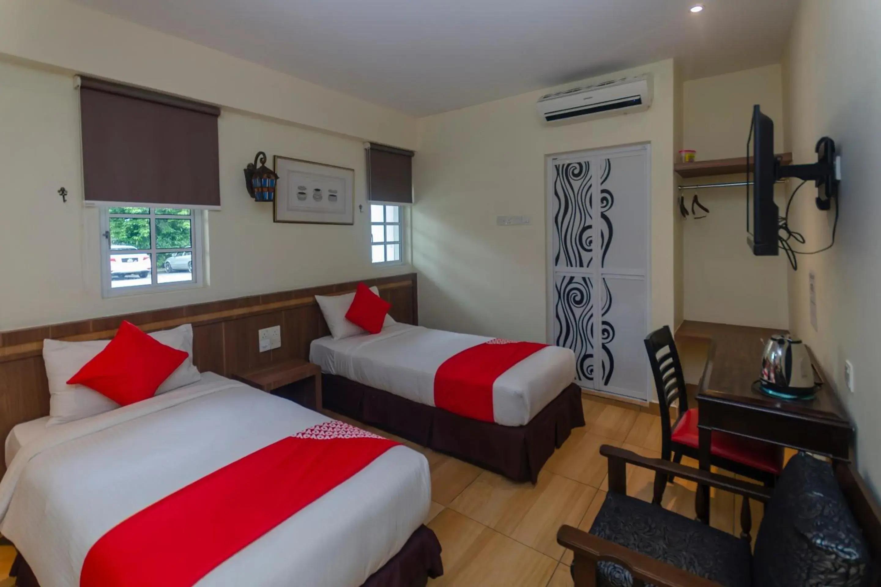 Deluxe Twin Room in Hotel O The Vintage Hotel Deluxe Twin Room in Hotel O The Vintage Hotel