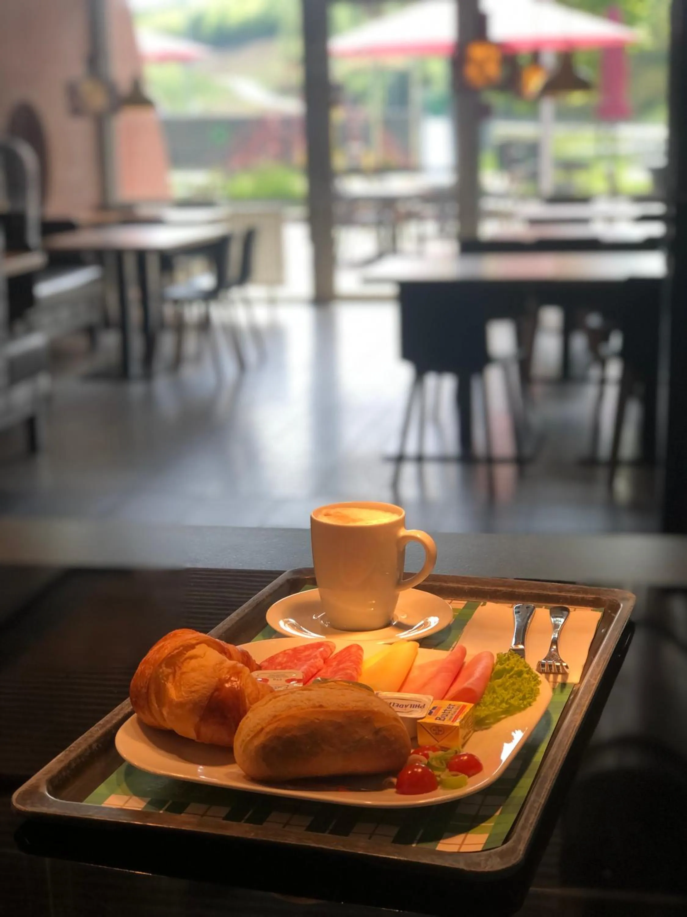 Continental breakfast in Serways Hotel Spessart