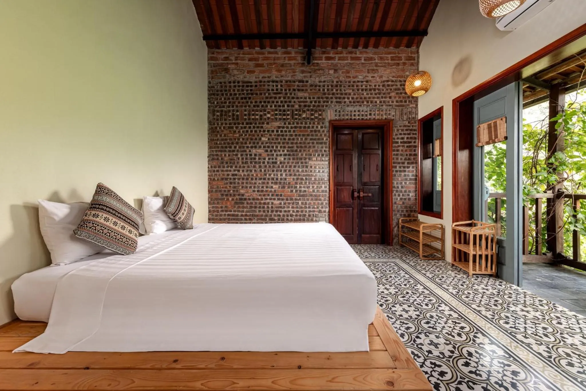 Bed in LittleTamCoc Boutique Villa Ninh Binh