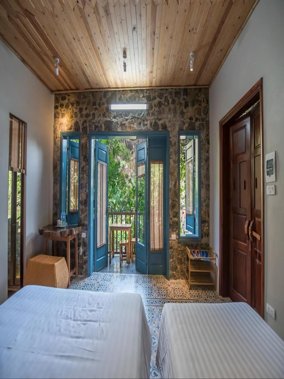 Bed in LittleTamCoc Boutique Villa Ninh Binh