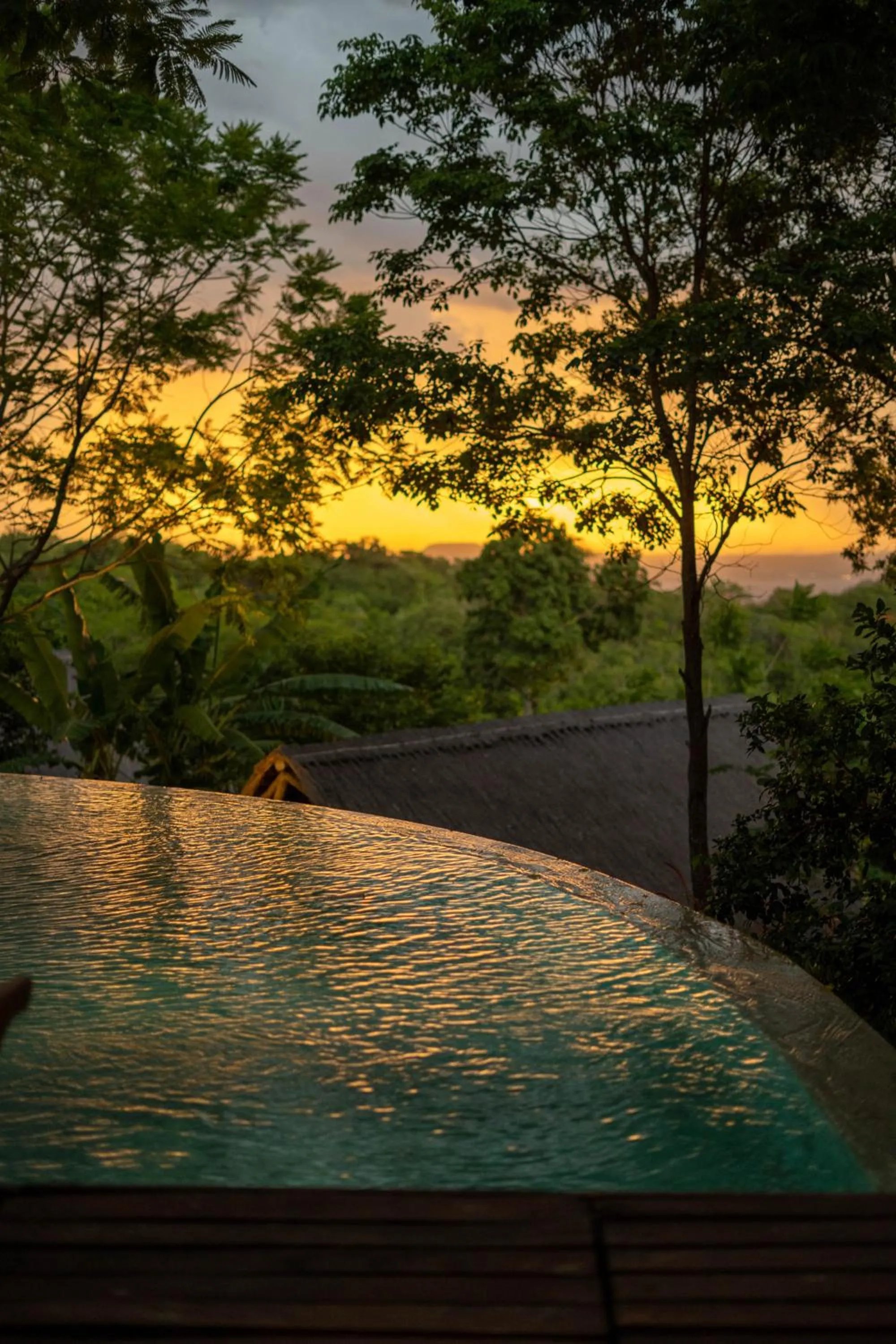 Pool view in Tava Glamping Cerro