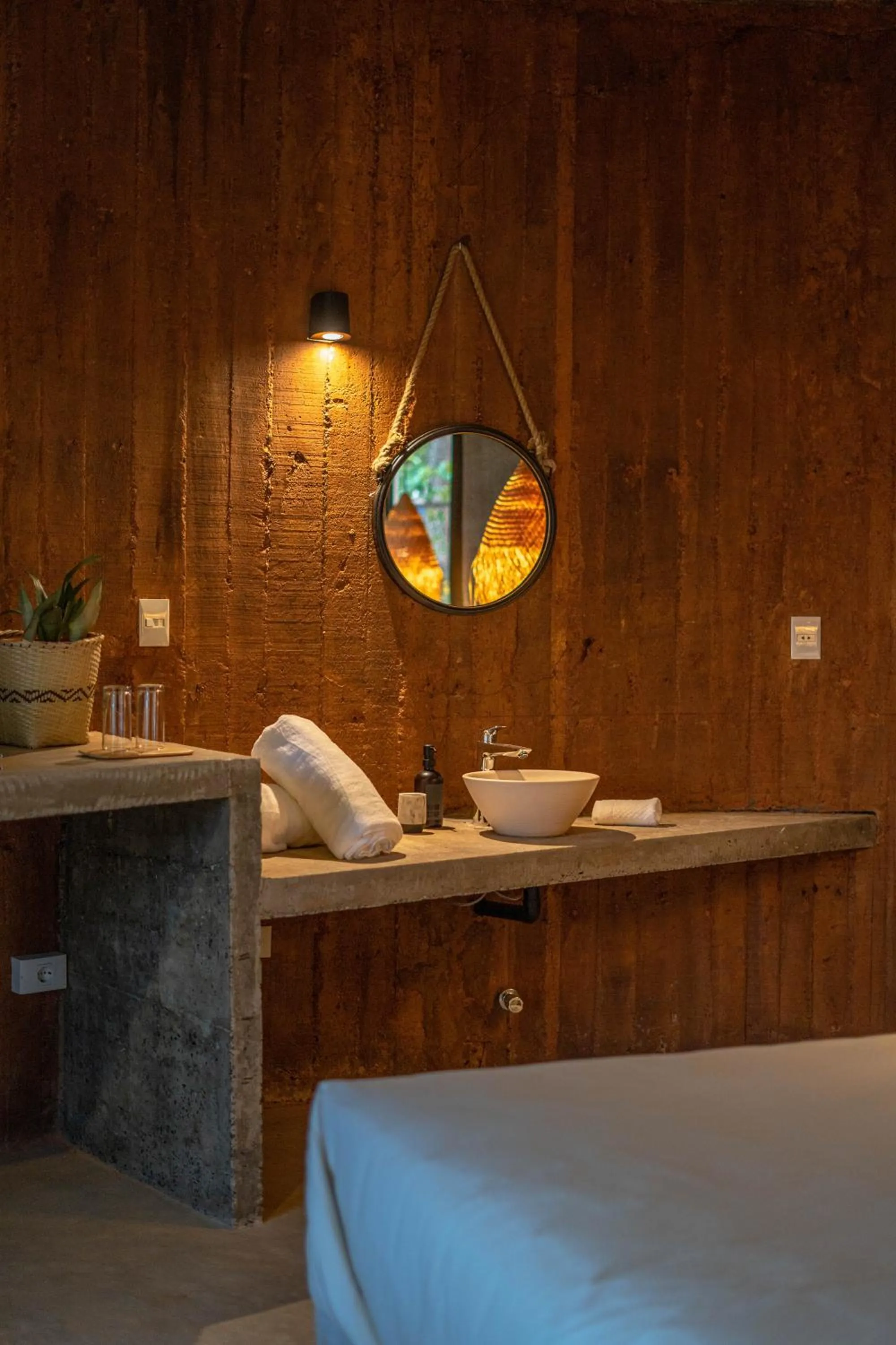 Bathroom, Bed in Tava Glamping Cerro