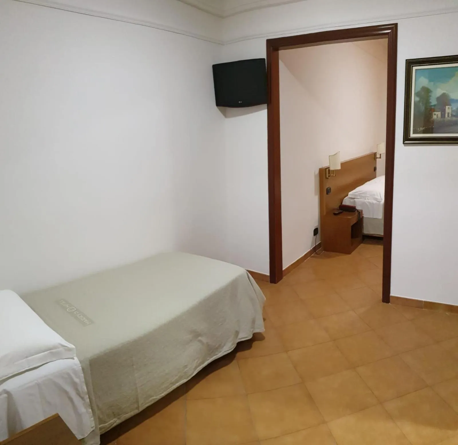 Bed in Grand Hotel Pavone