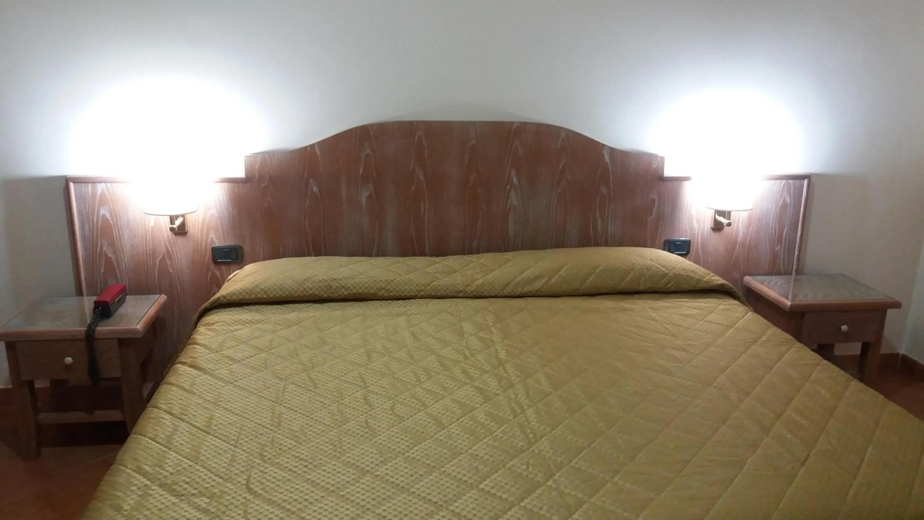 Bed in Grand Hotel Pavone