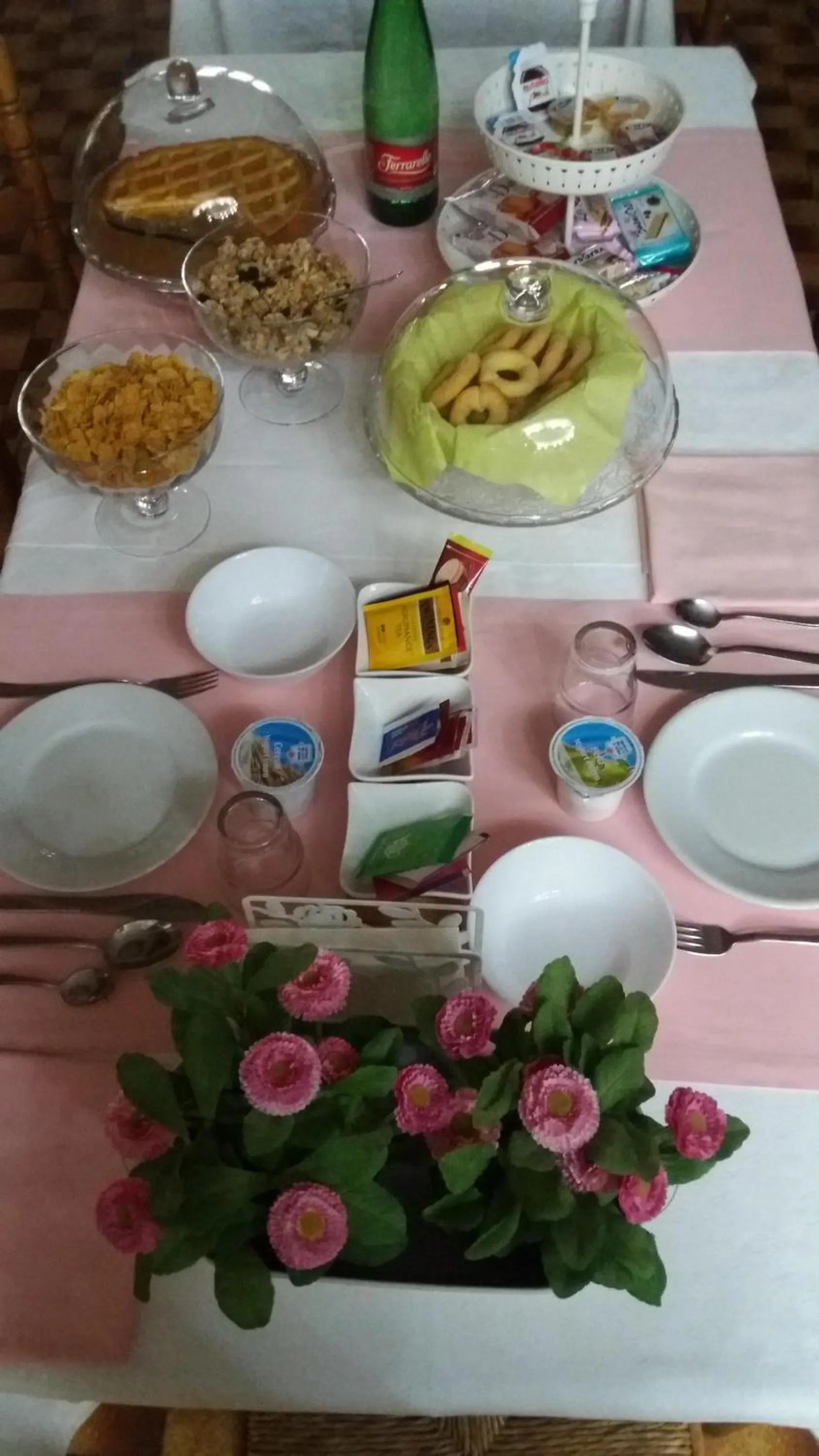 Italian breakfast in Grand Hotel Pavone