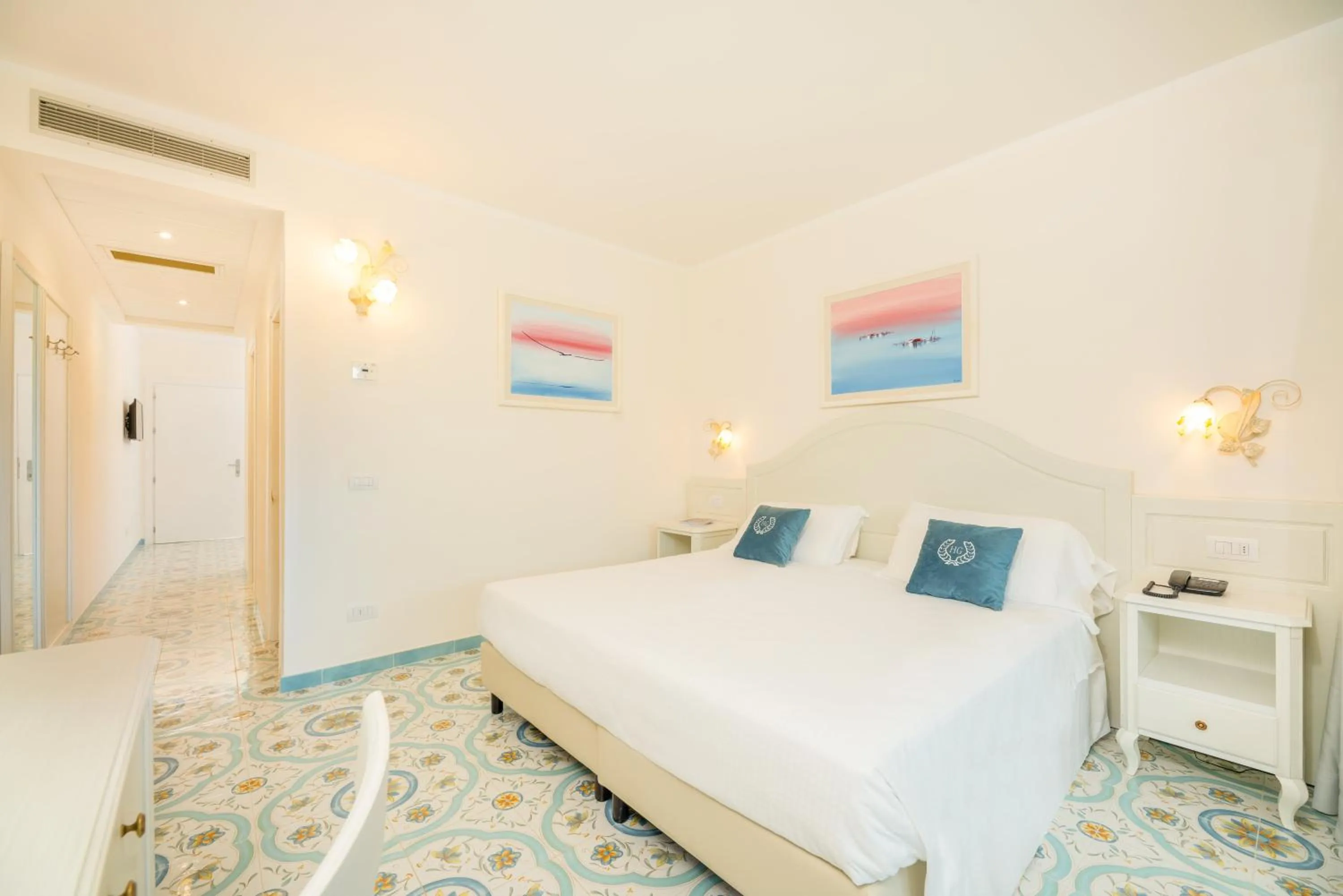 Bed in Hotel Del Golfo