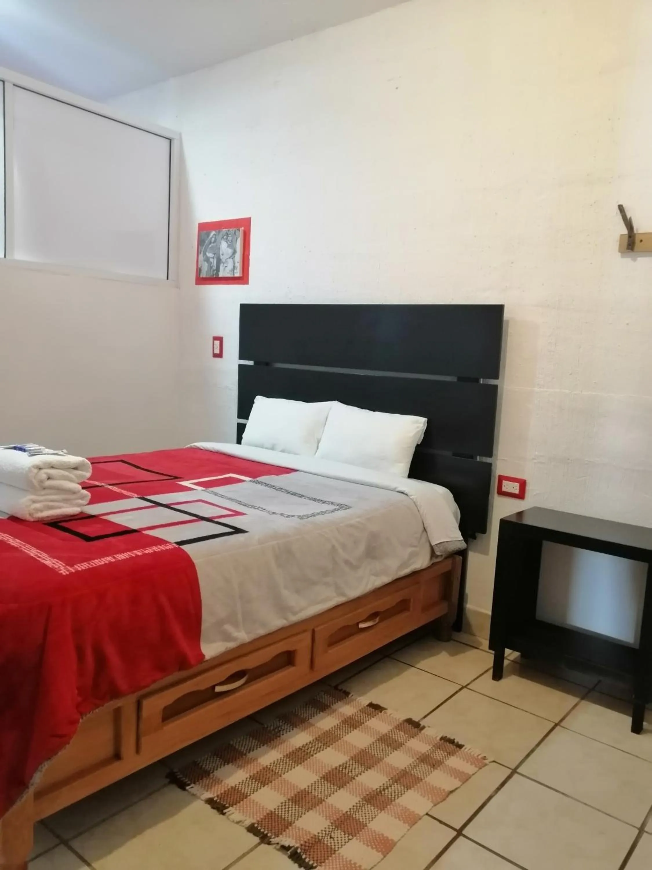 Bed in Hotel Boutique Otomi cerca de Tolantongo