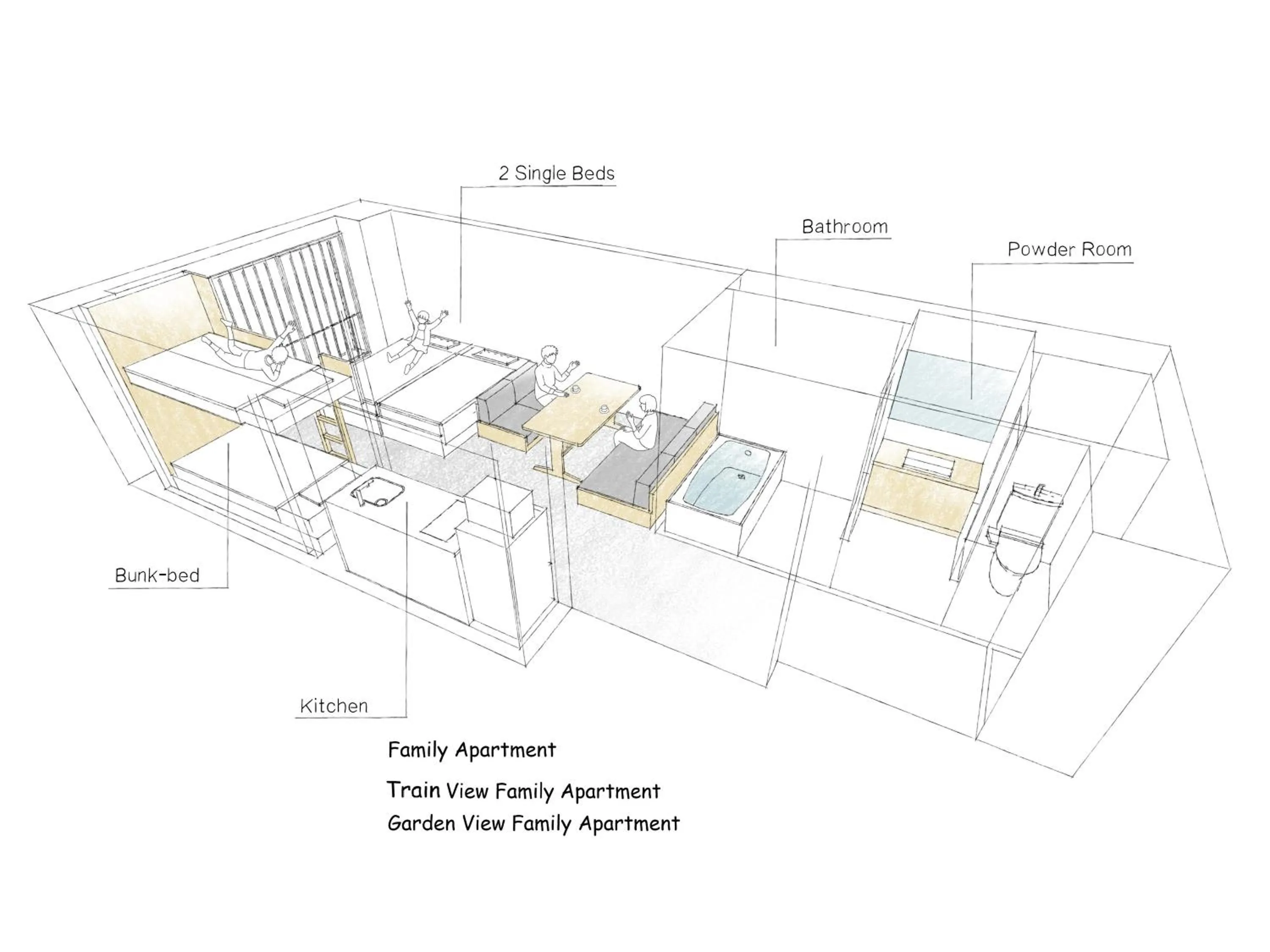 Floor plan in MIMARU Kyoto Station