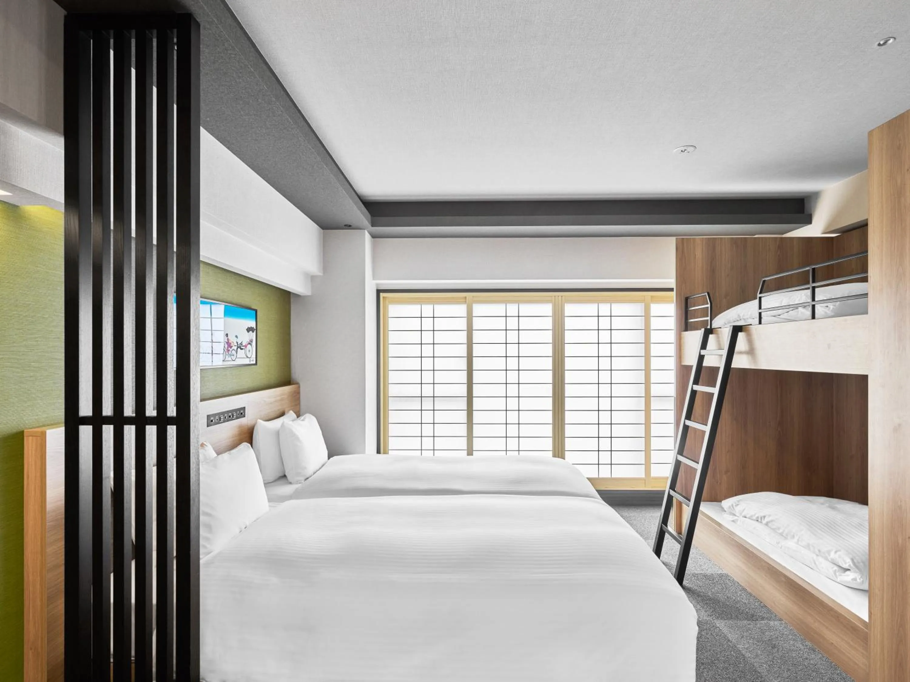 Bed in MIMARU Kyoto Station