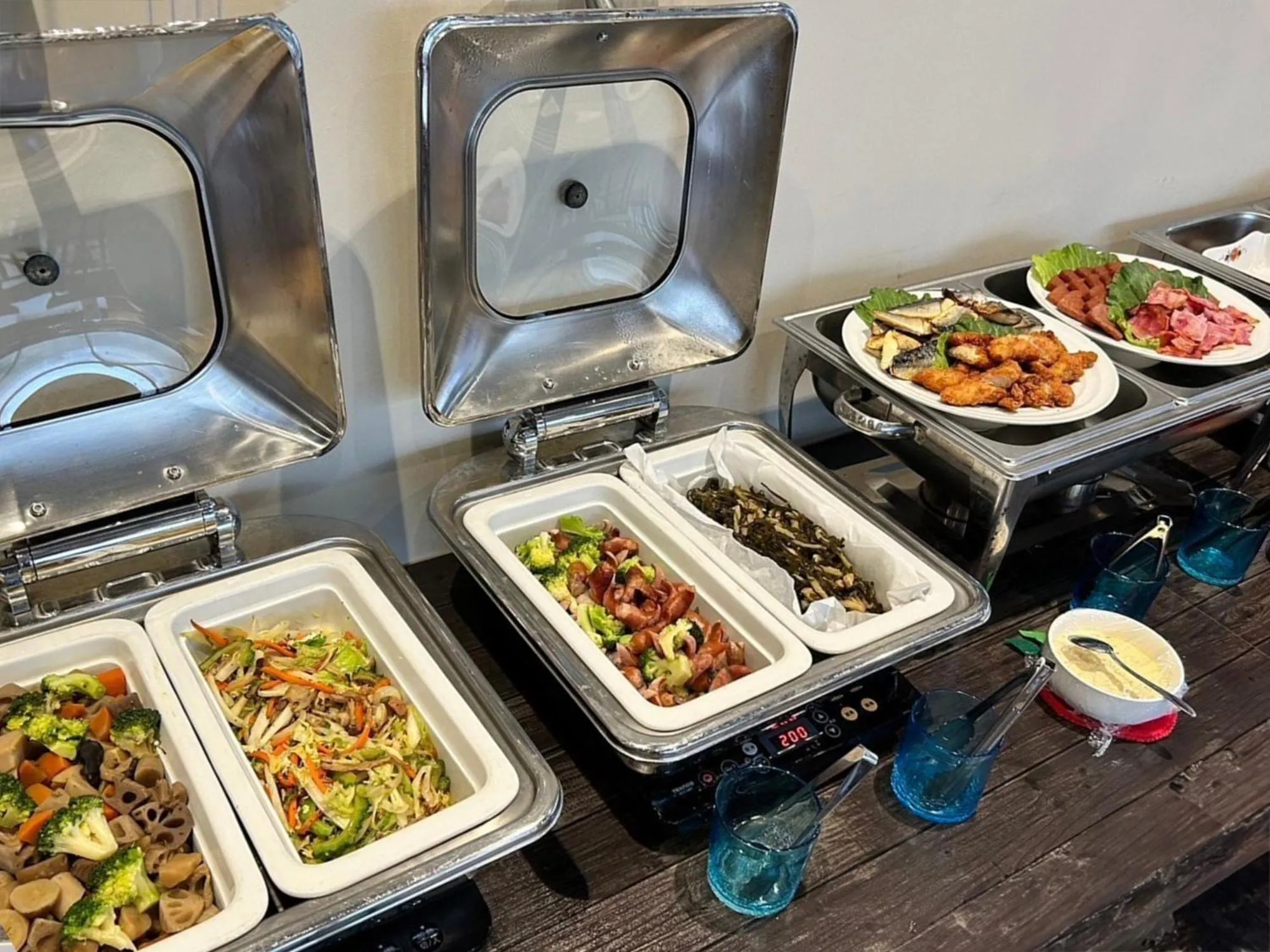 Buffet breakfast in Green Rich Hotel & Capsule Naha - Artificial hot spring Futamata Yunohana