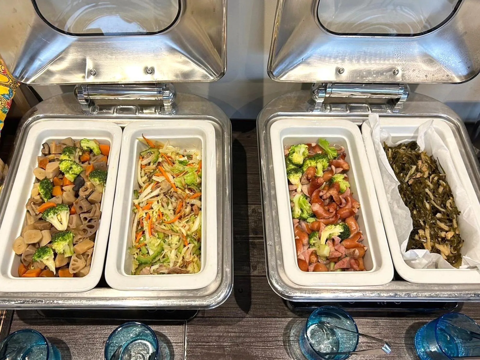 Buffet breakfast in Green Rich Hotel & Capsule Naha - Artificial hot spring Futamata Yunohana