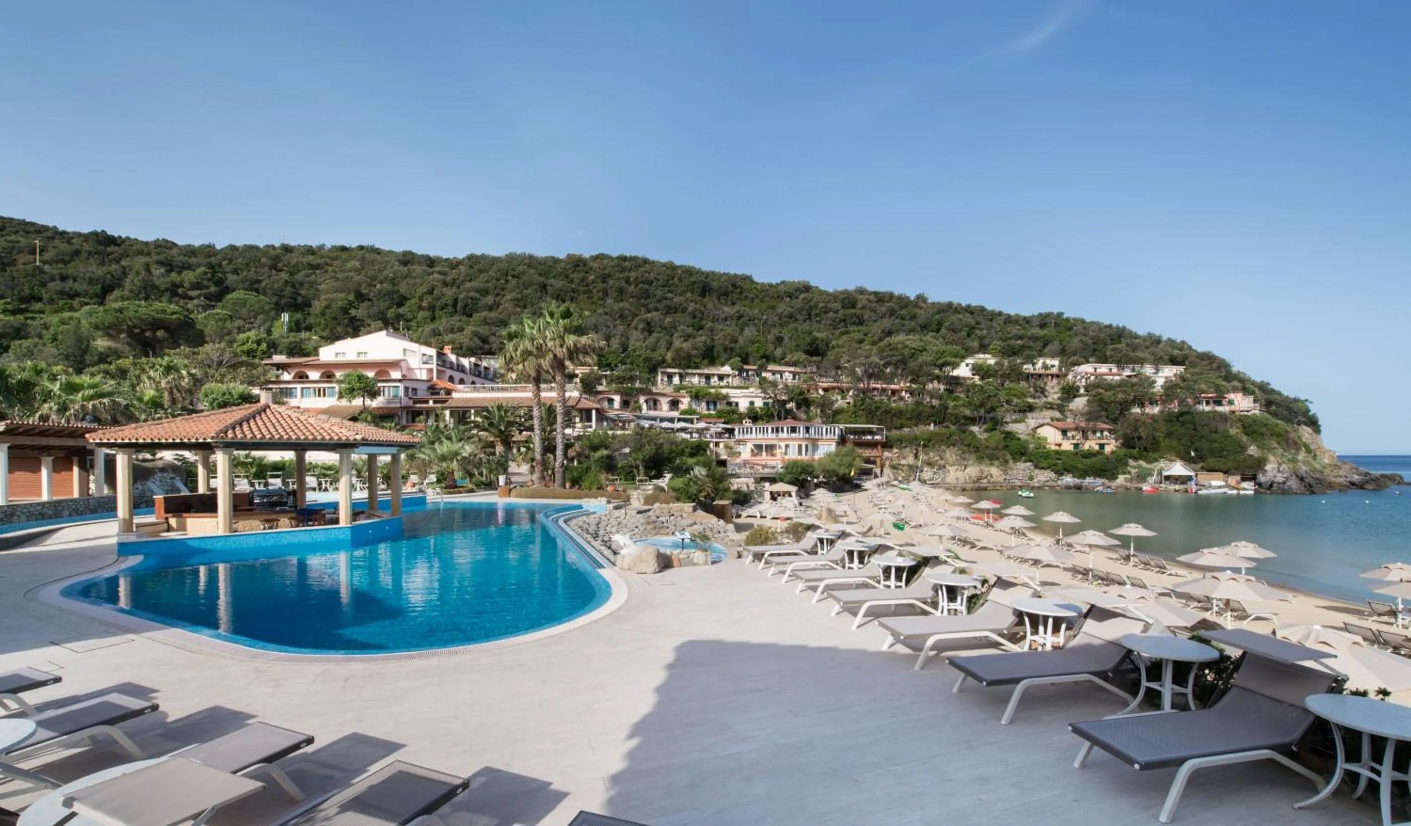 Swimming pool in Hotel Hermitage
