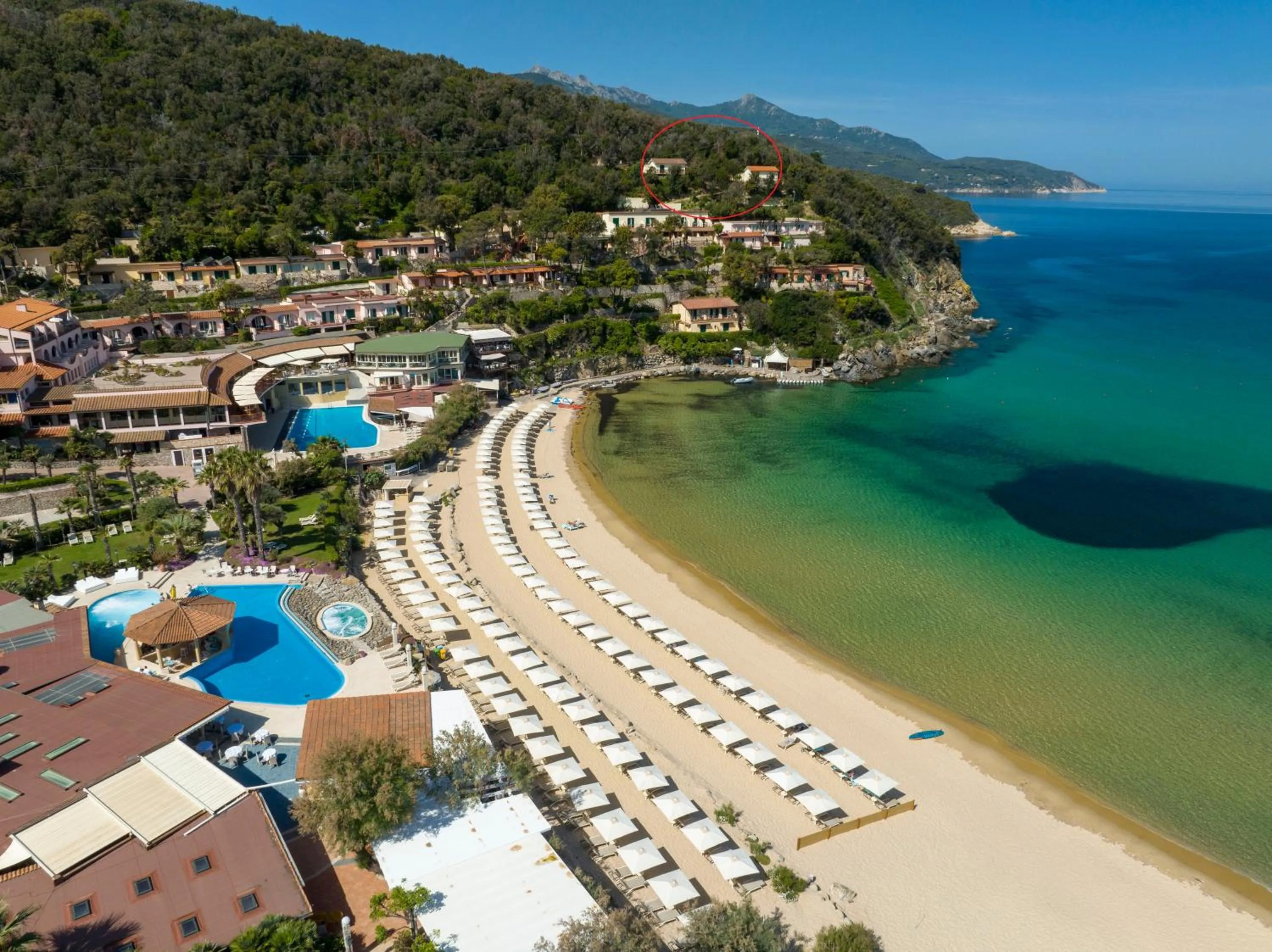 Bird's eye view in Hotel Hermitage