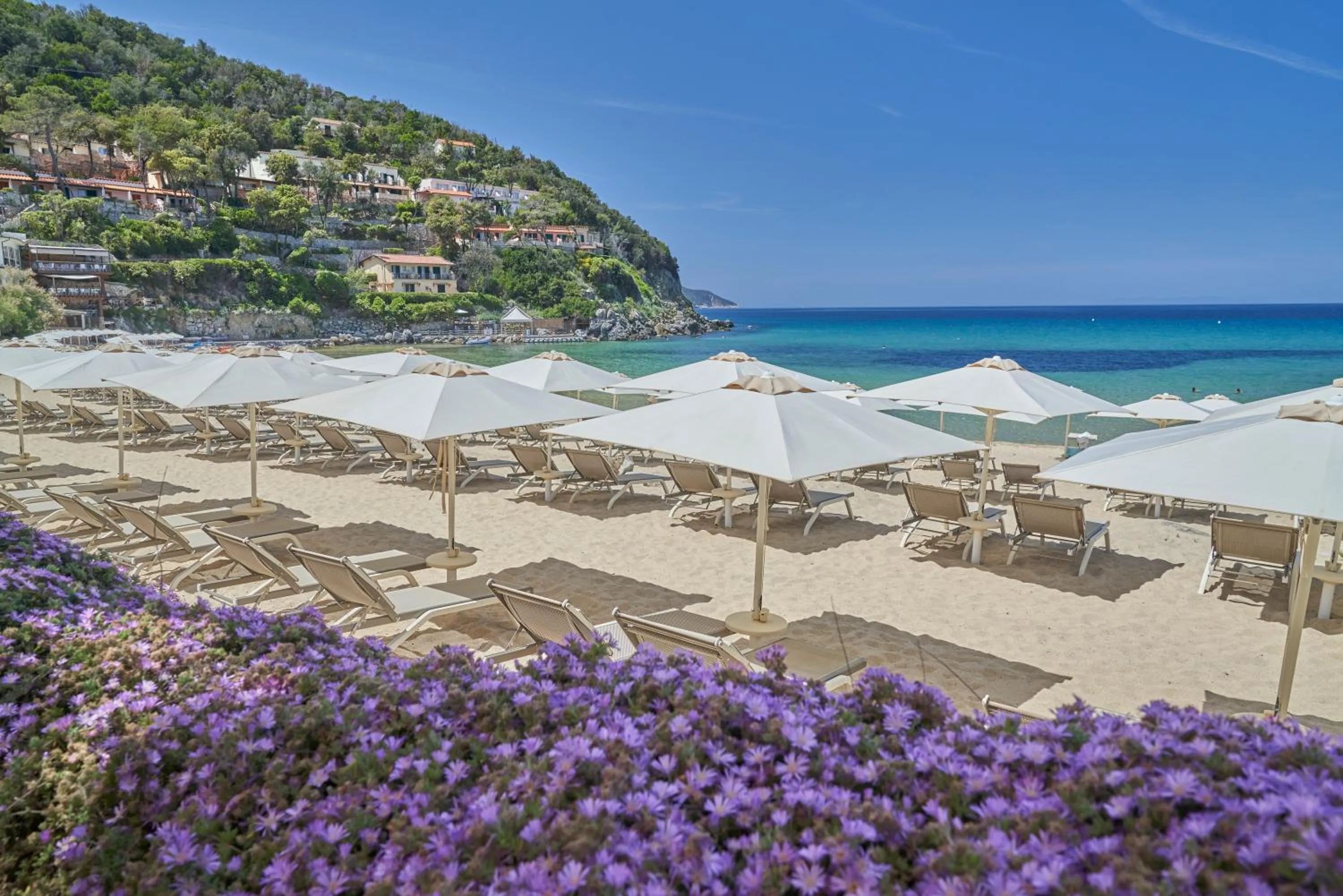 Beach in Hotel Hermitage