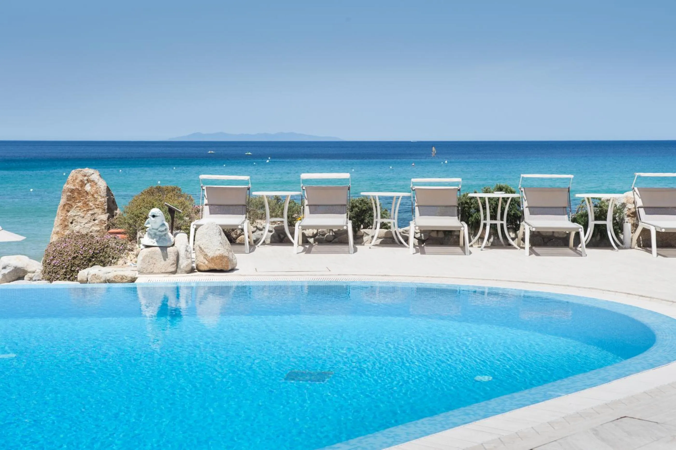Swimming pool in Hotel Hermitage