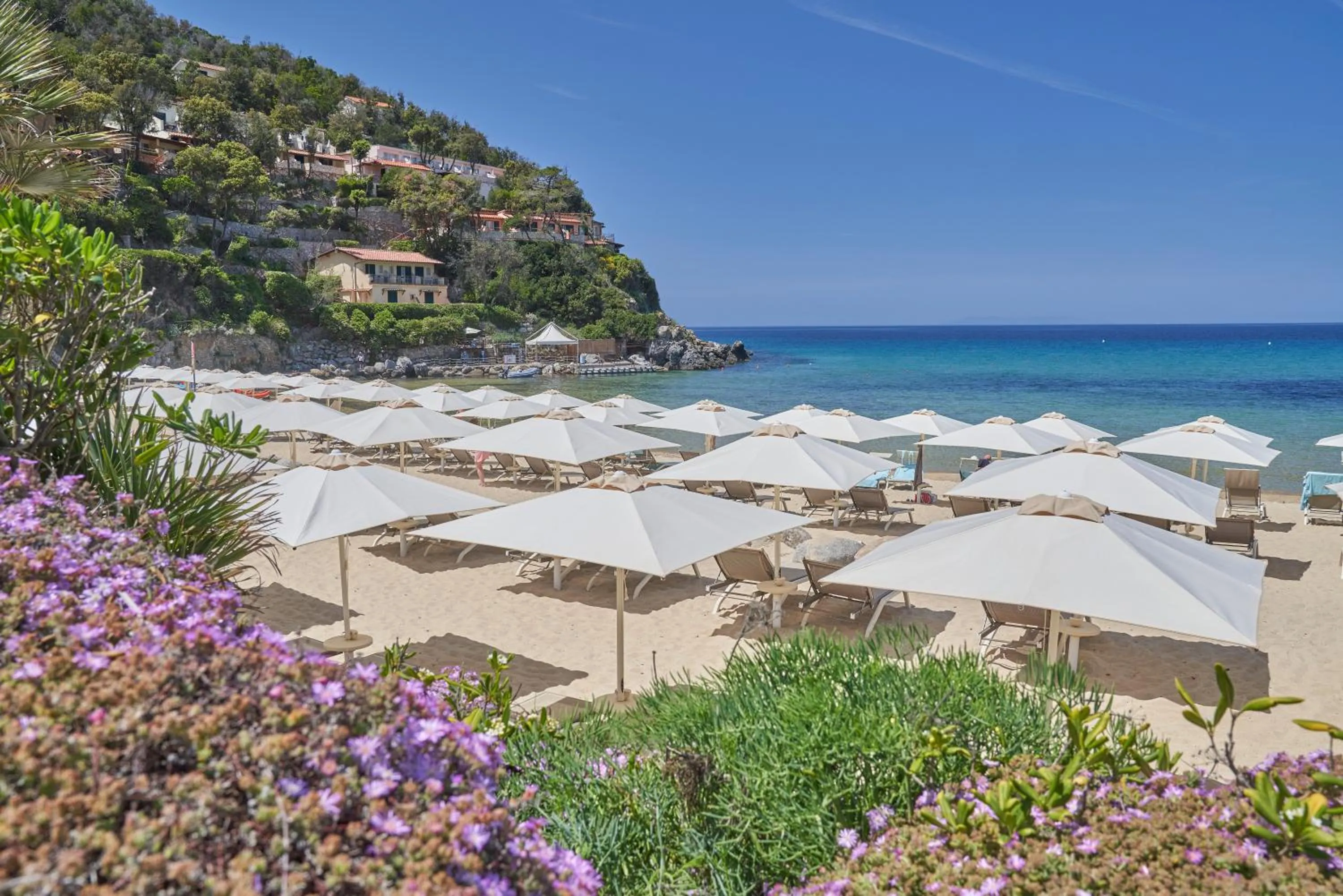 Beach in Hotel Hermitage