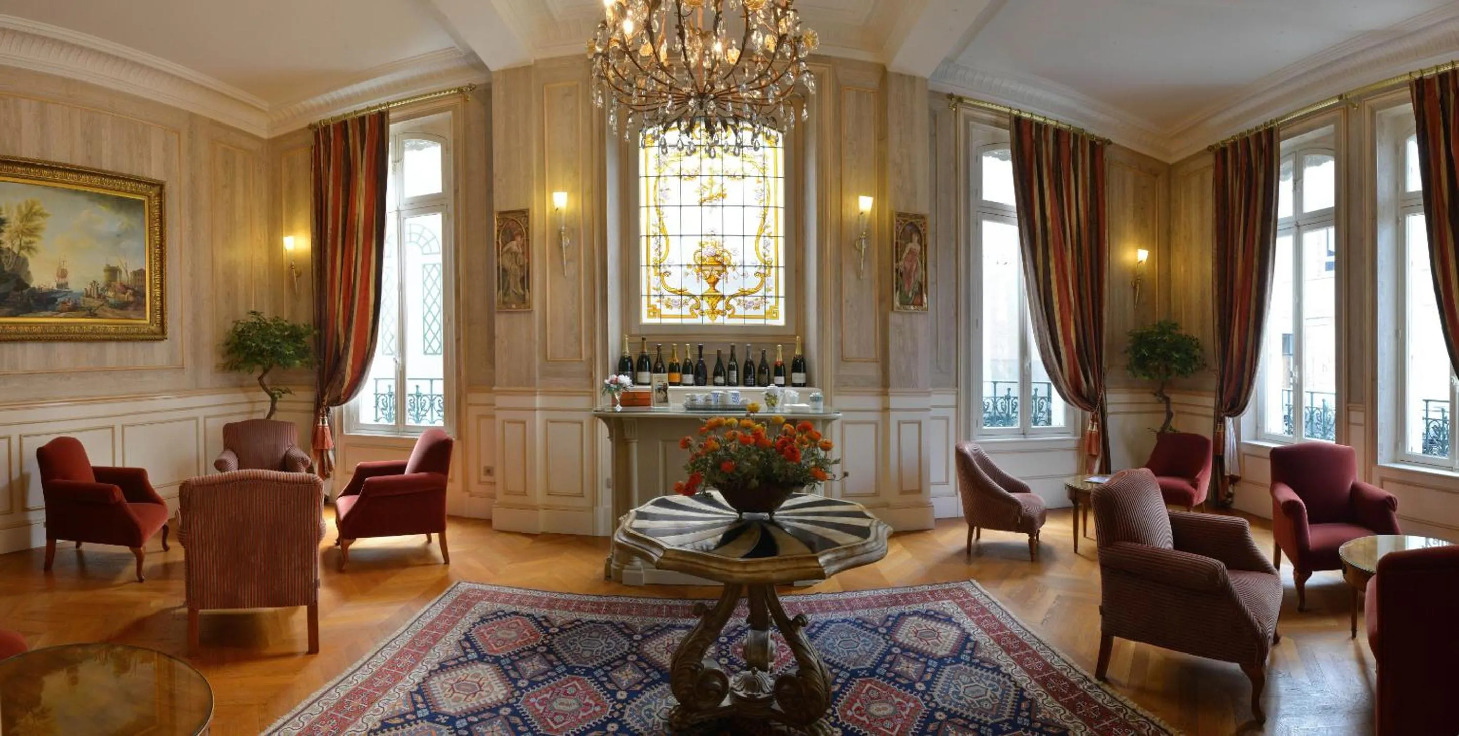 Living room in Hotel Castel Jeanson
