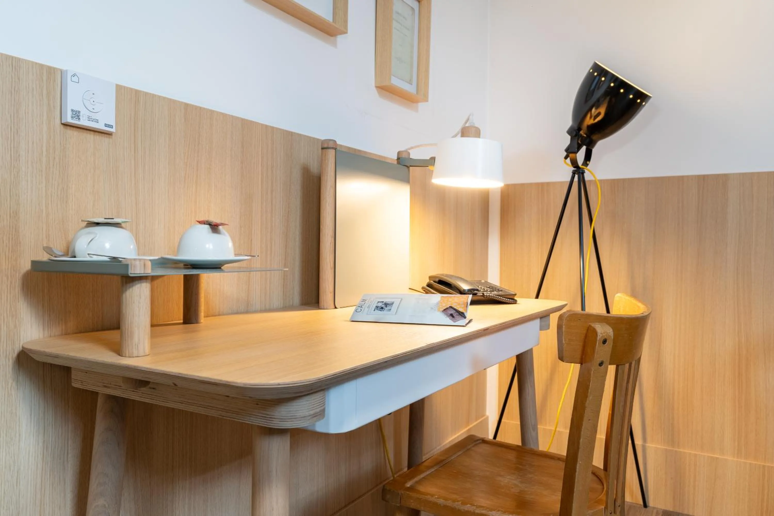 Seating area in CALM Appart' & Hostel