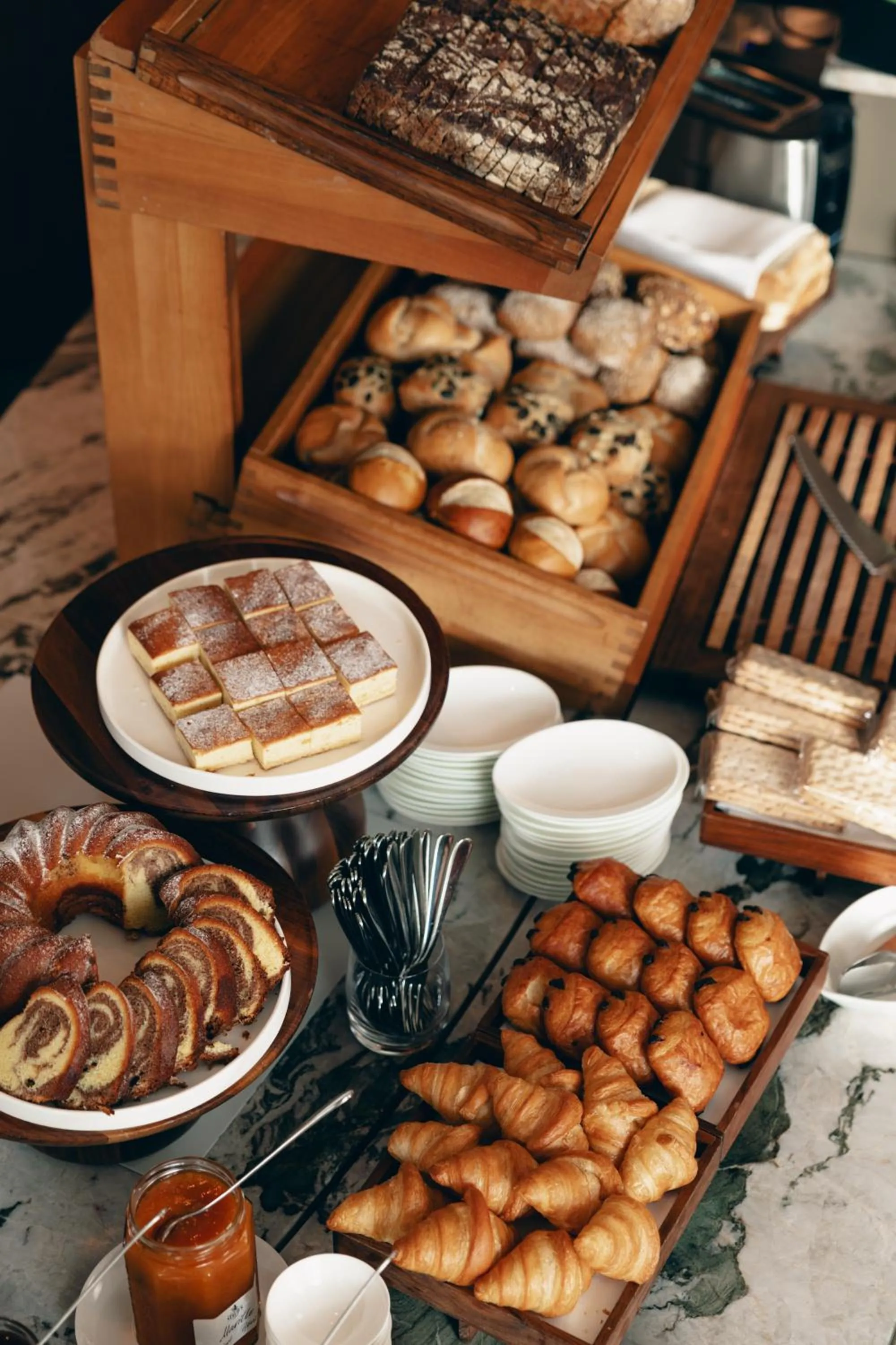 Breakfast in Hotel Sans Souci, Vienna