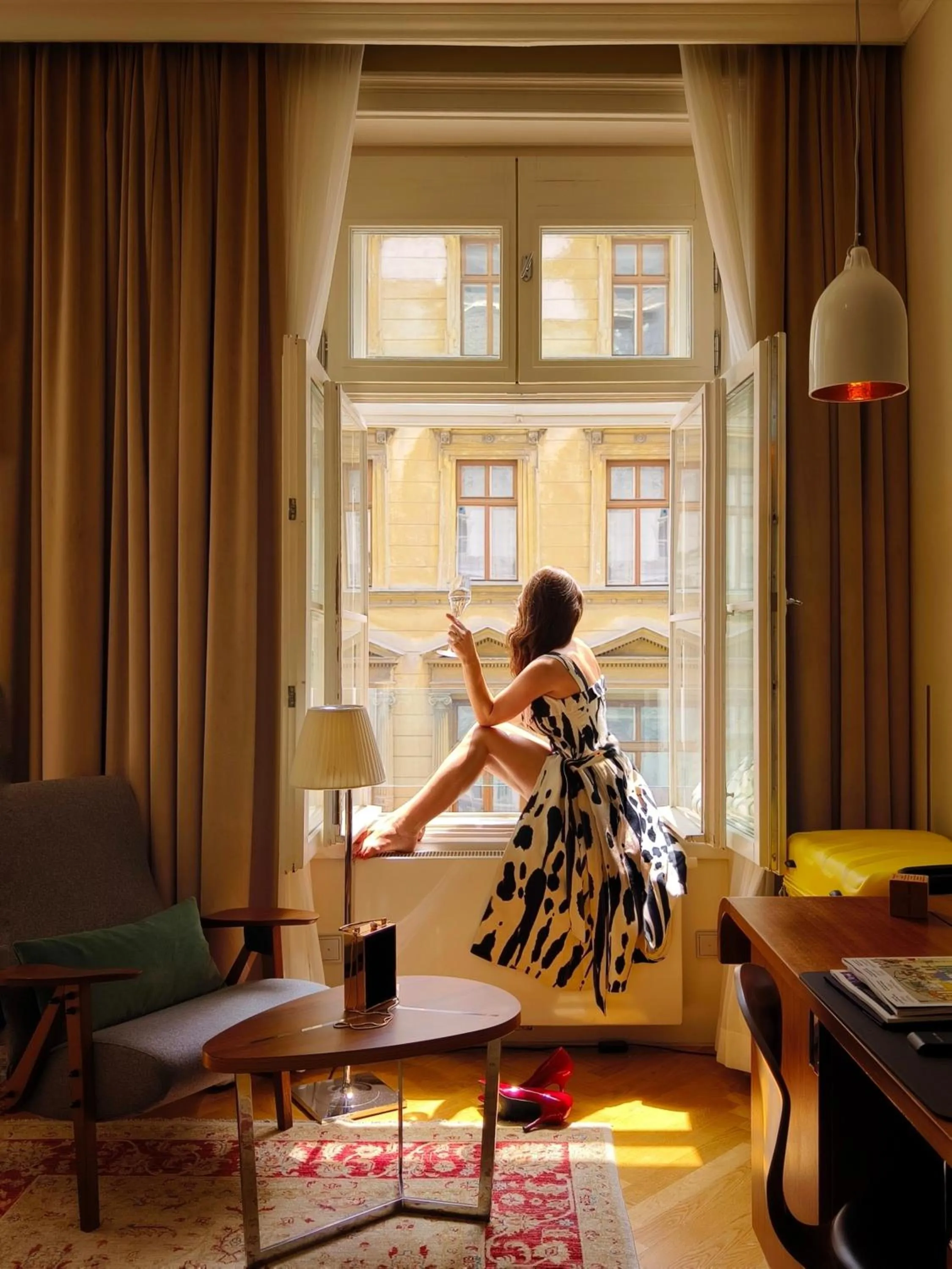 Decorative detail in Hotel Sans Souci, Vienna