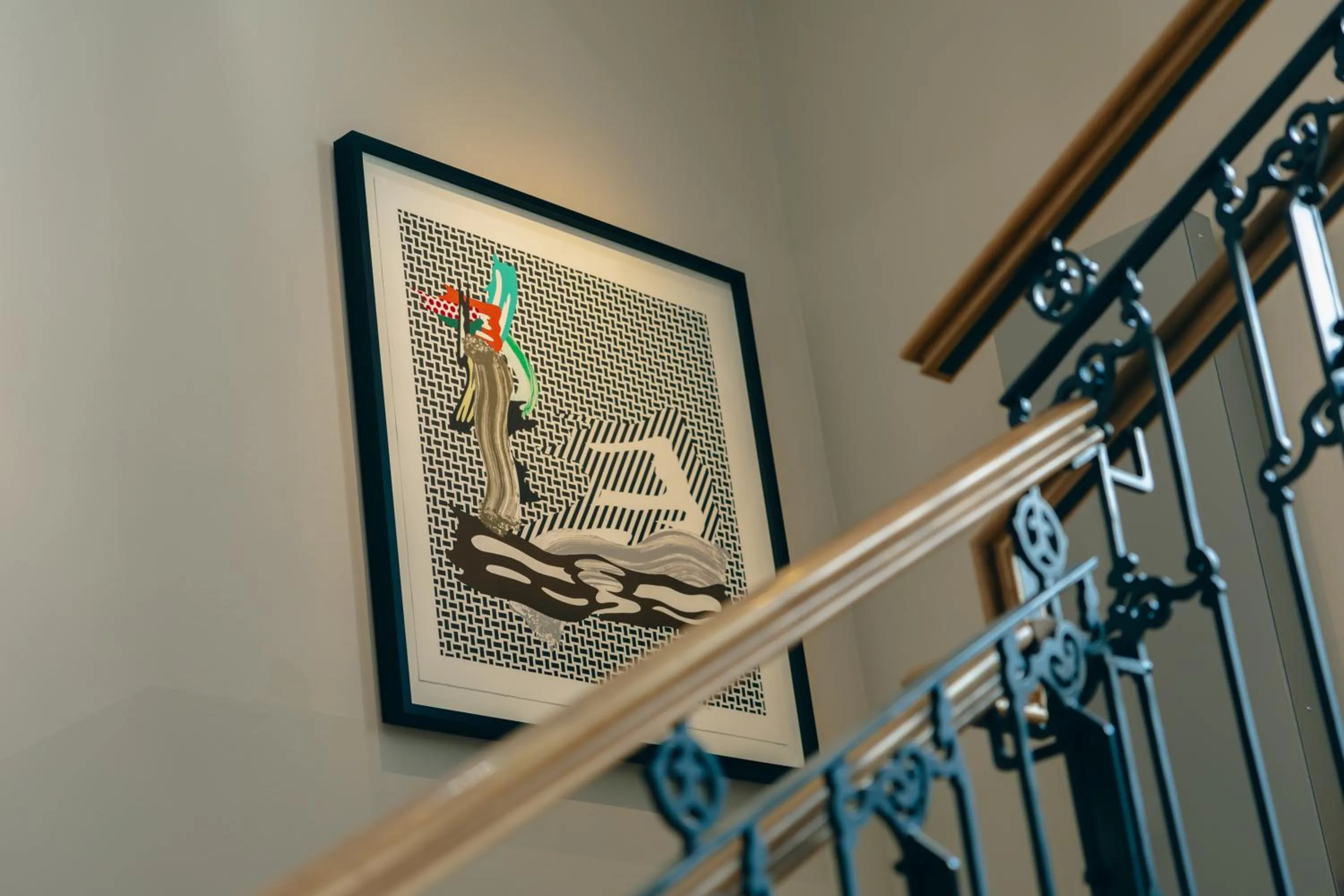 Decorative detail in Hotel Sans Souci, Vienna