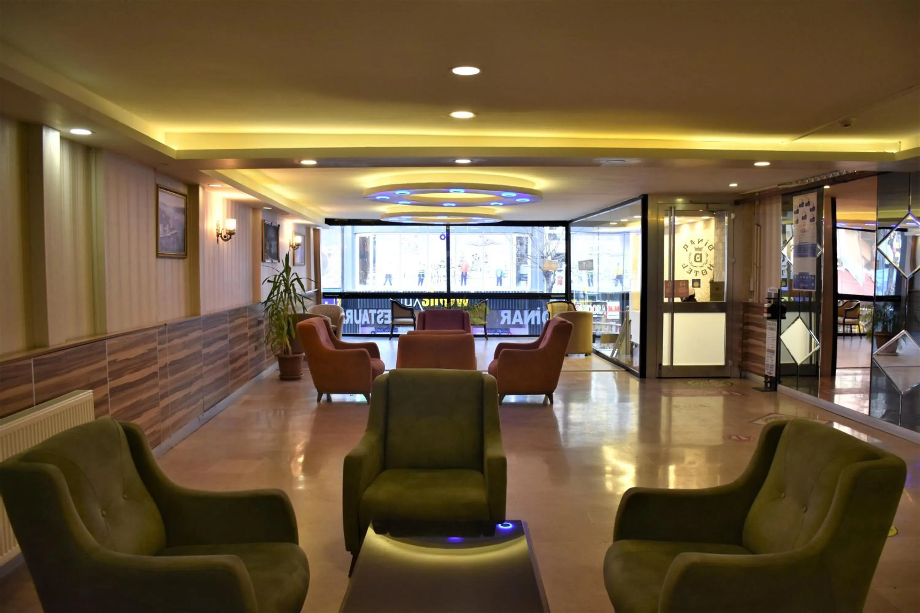 Lobby or reception in DİNAR HOTEL