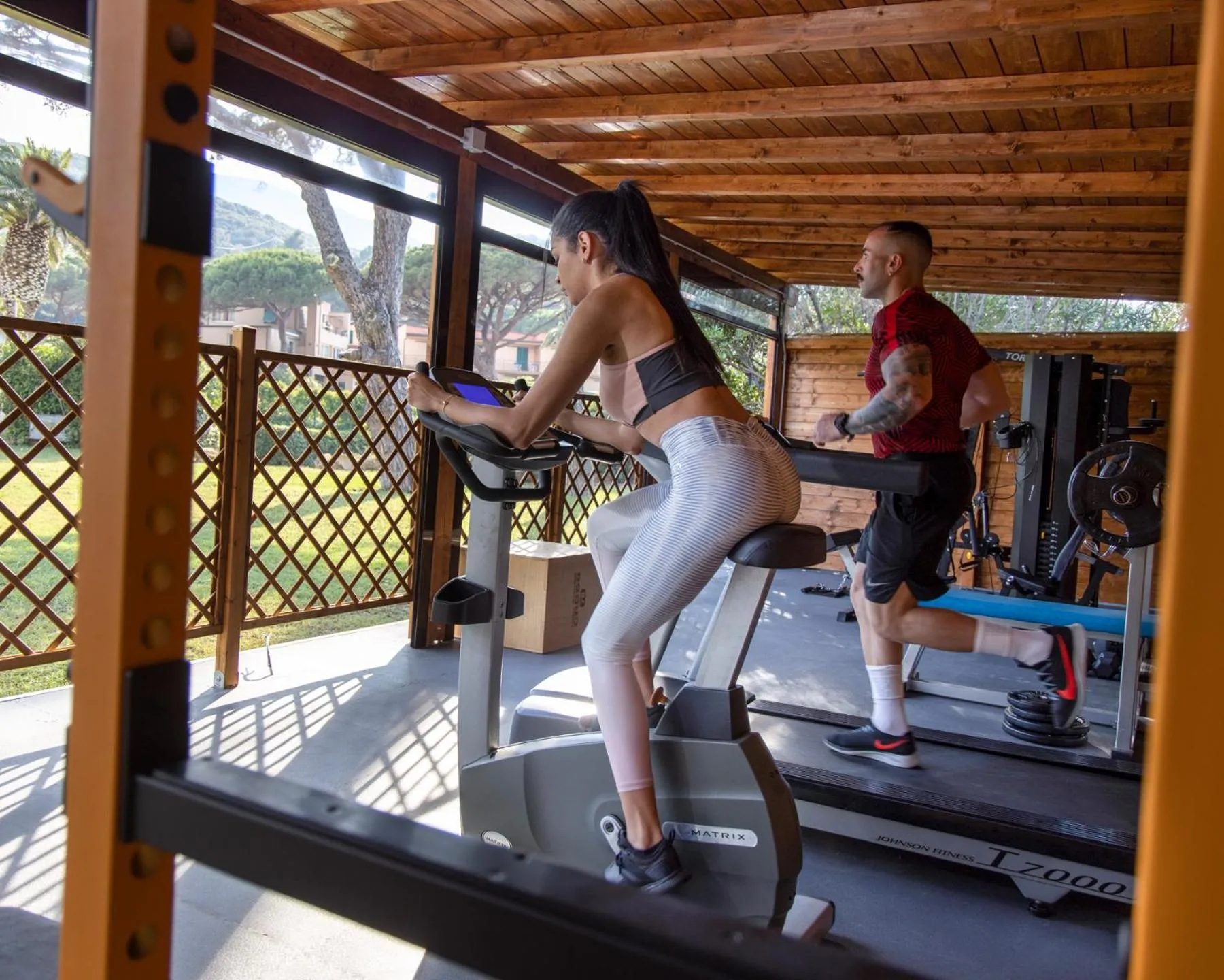Fitness centre/facilities in Hotel Desiree