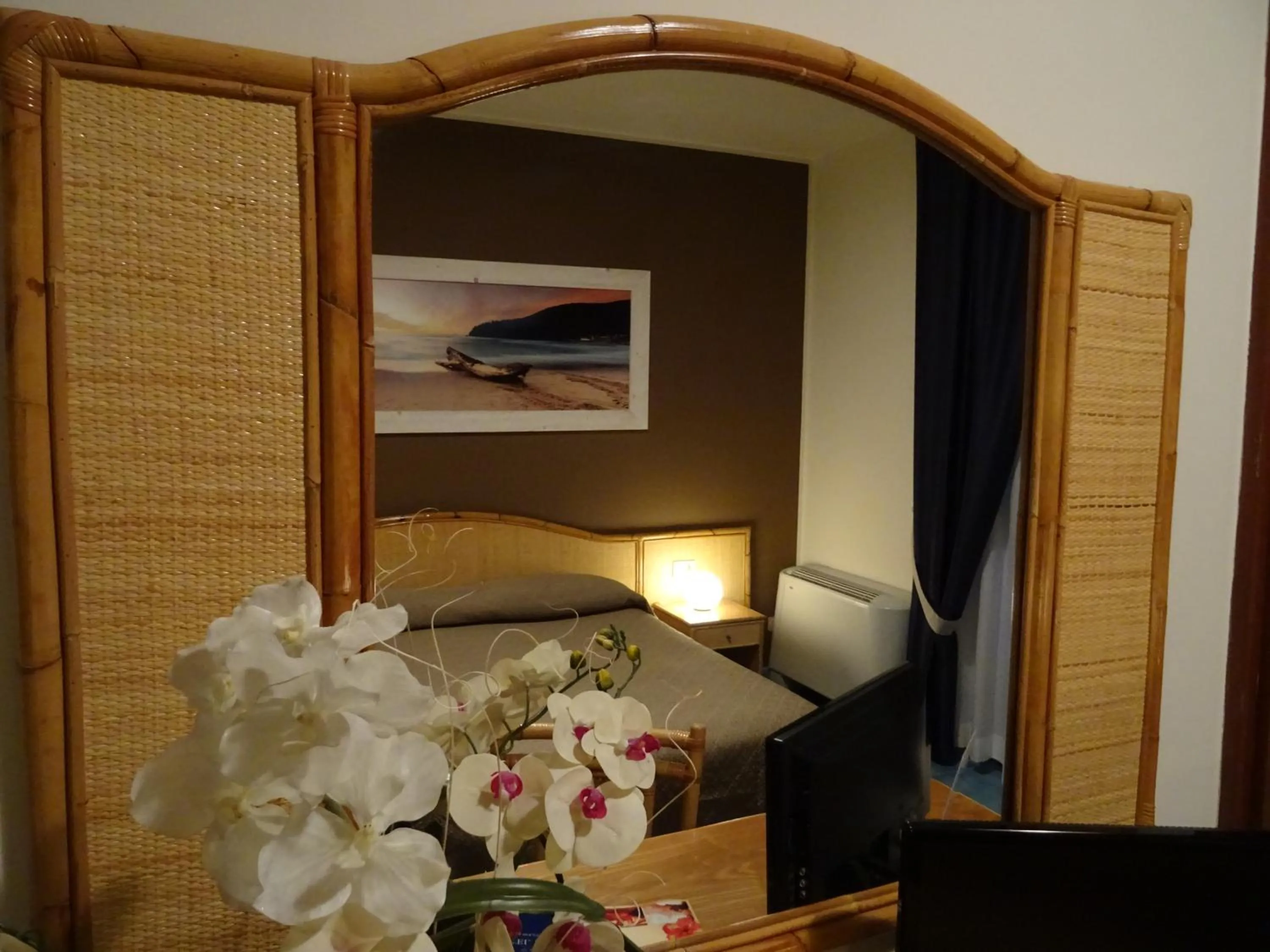 Decorative detail, Bed in Hotel Desiree