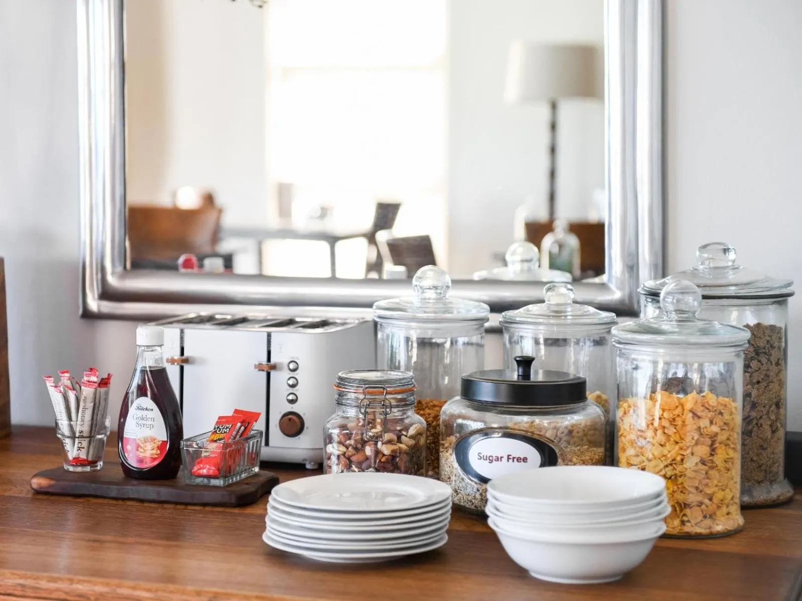 Dining area in Four Palms Accommodation