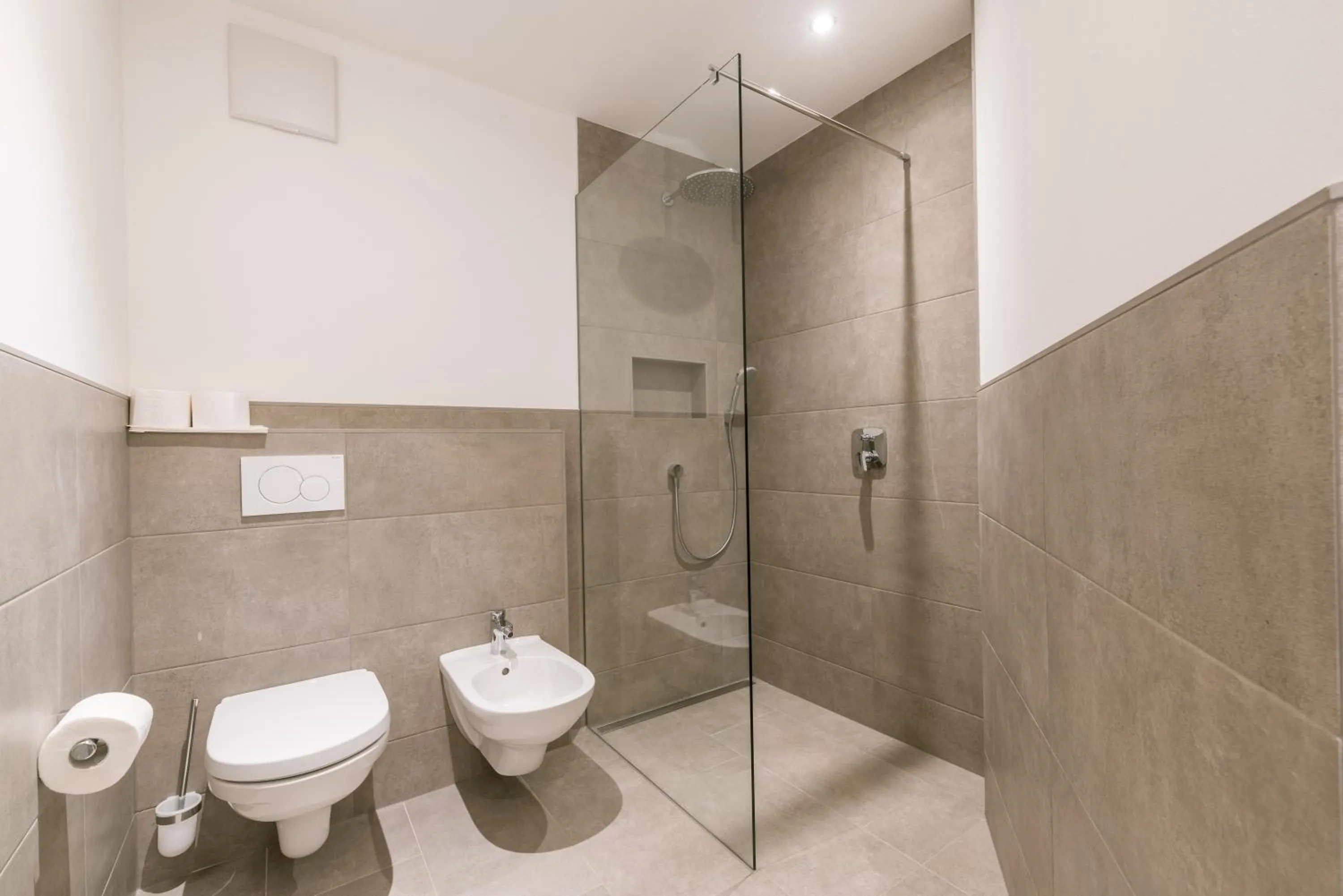 Bathroom in Aparthotel Panorama