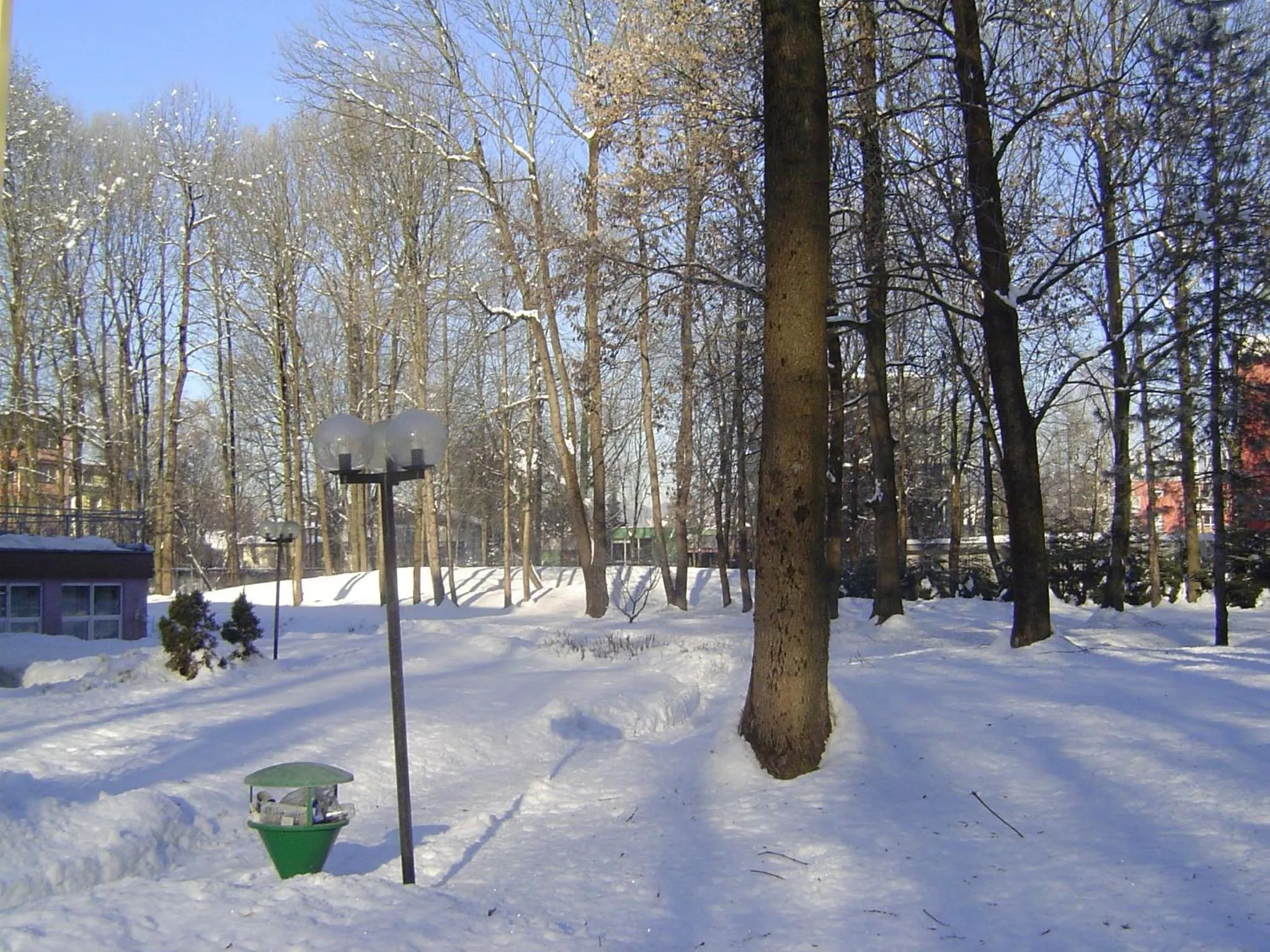 Garden in Eduard-Heinrich-Haus, Hostel