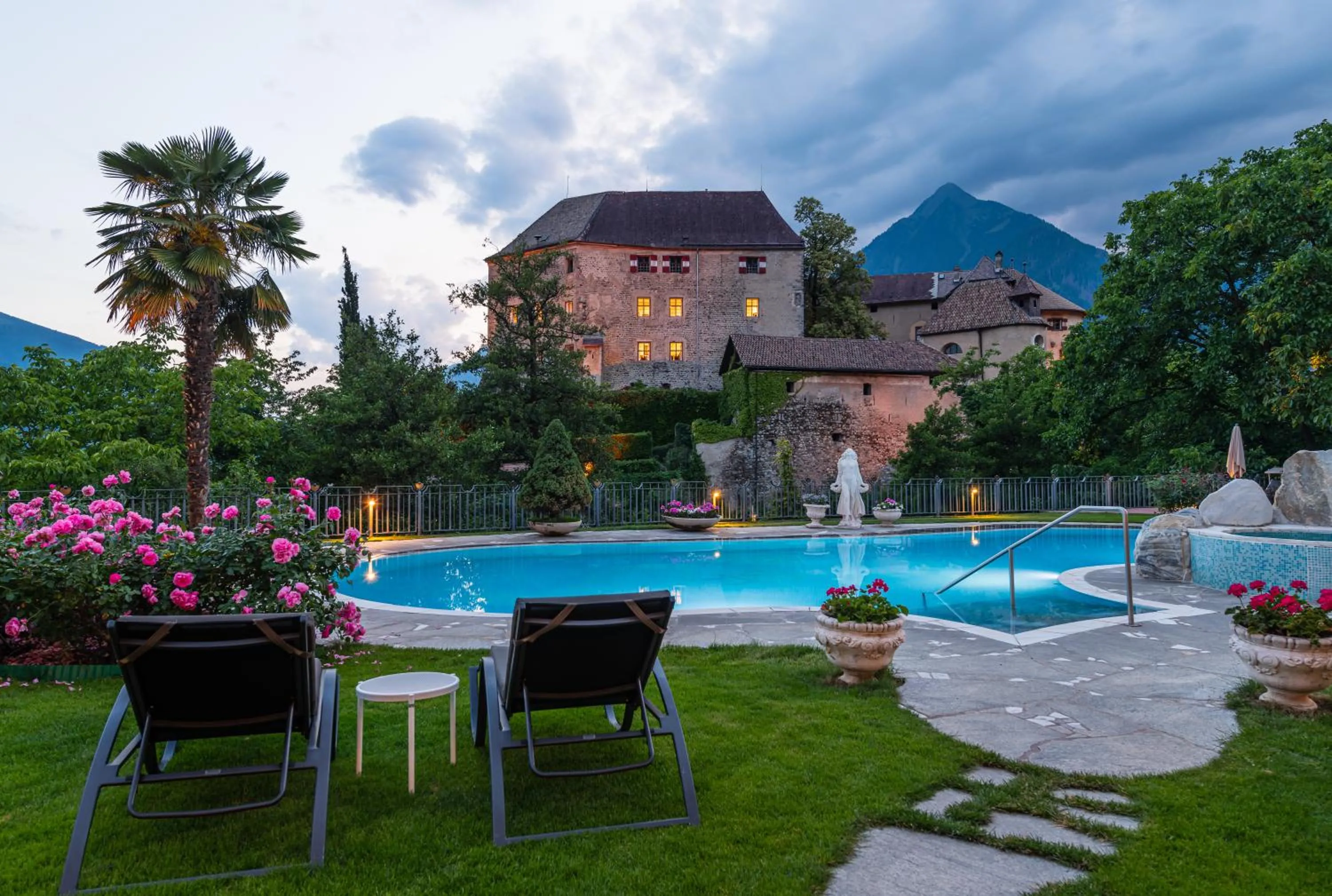 Garden in Hotel Starkenberg