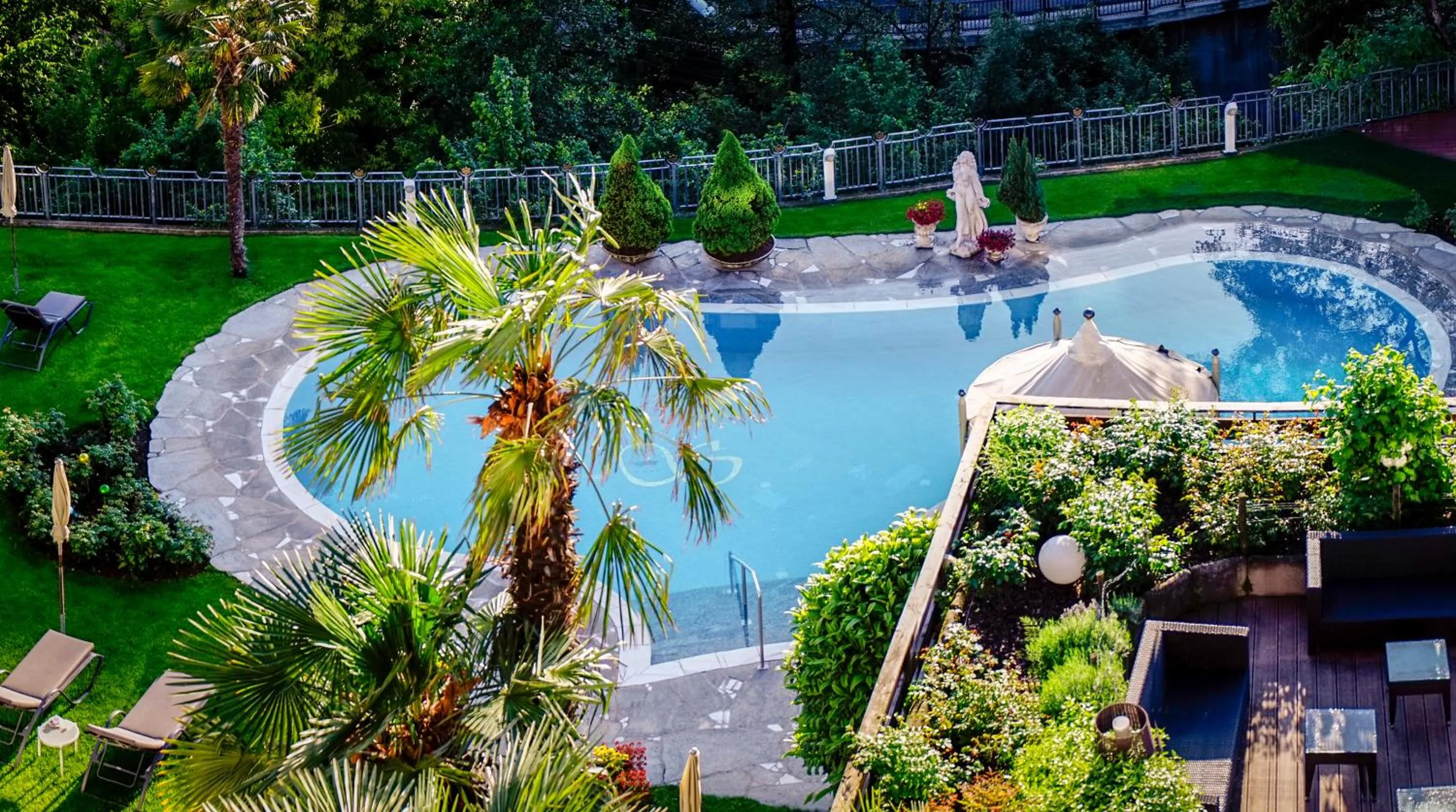 Garden in Hotel Starkenberg