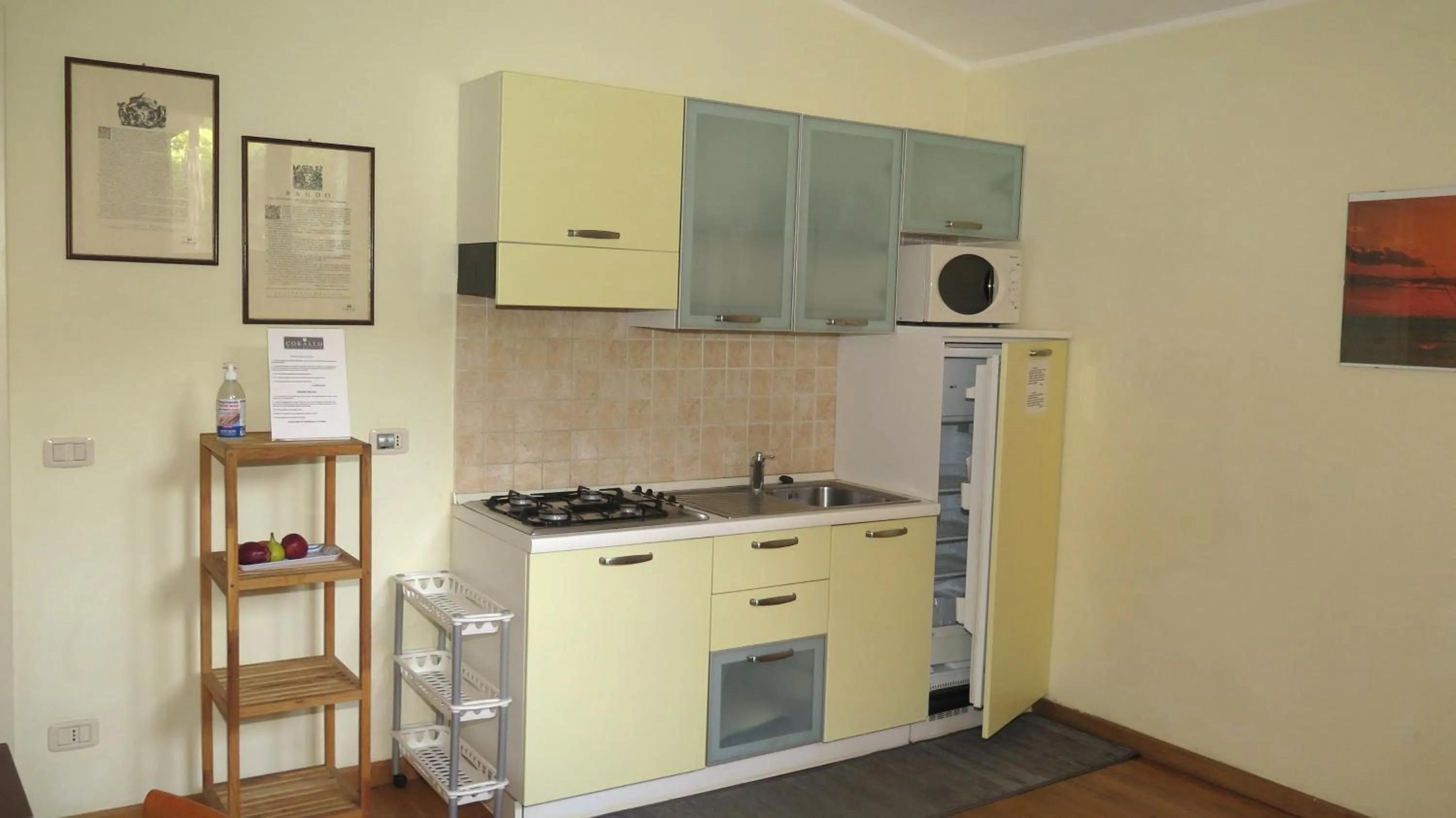 Kitchen or kitchenette in Residenza Turistico Alberghiera Corallo