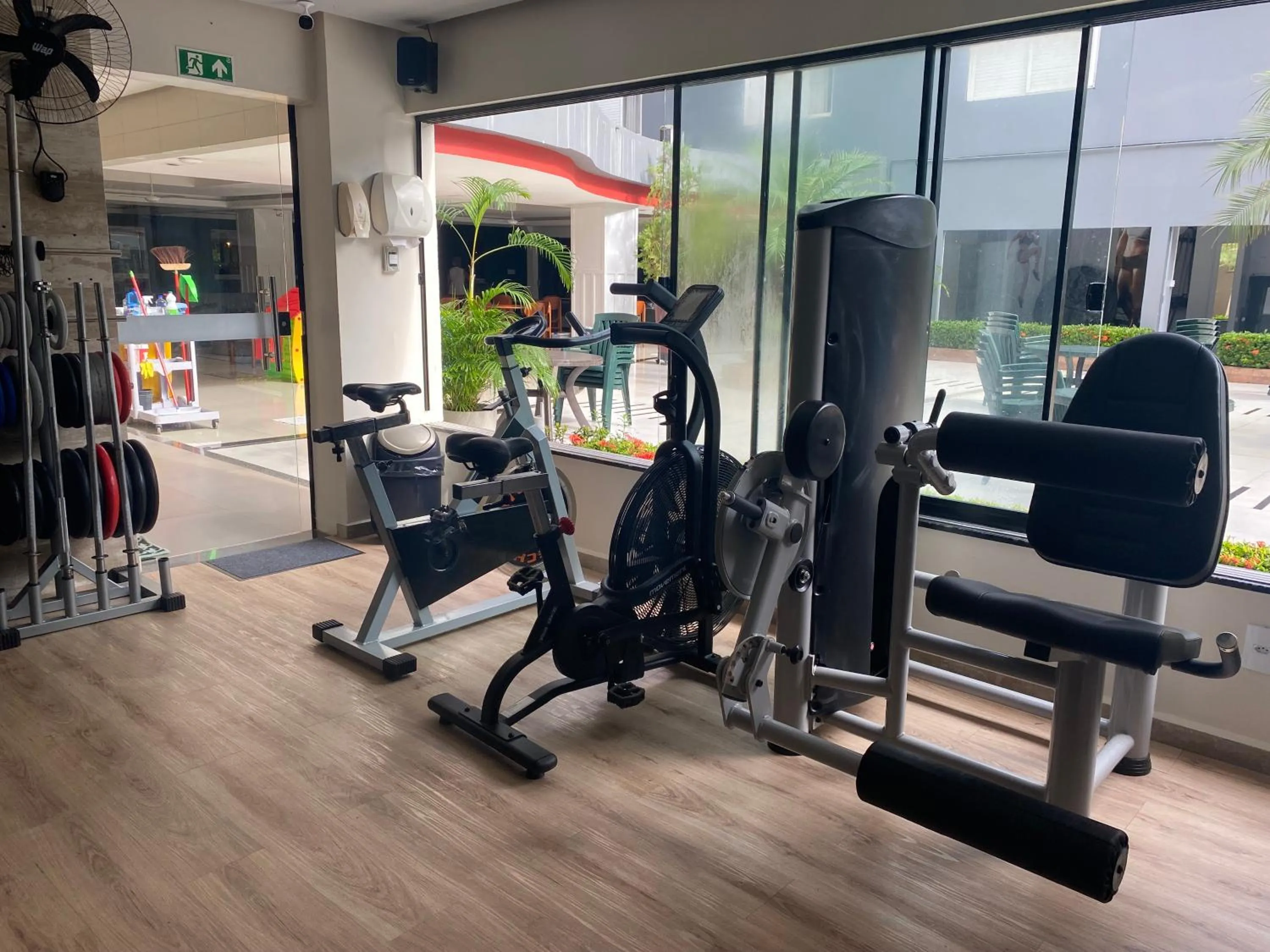 Fitness centre/facilities in Golden Ville Hotel