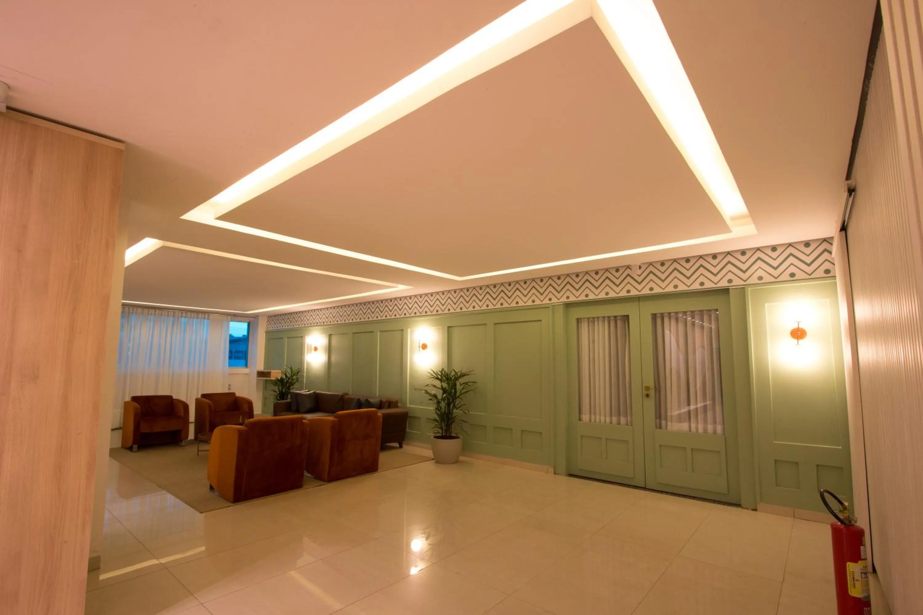 Lobby or reception in Golden Ville Hotel