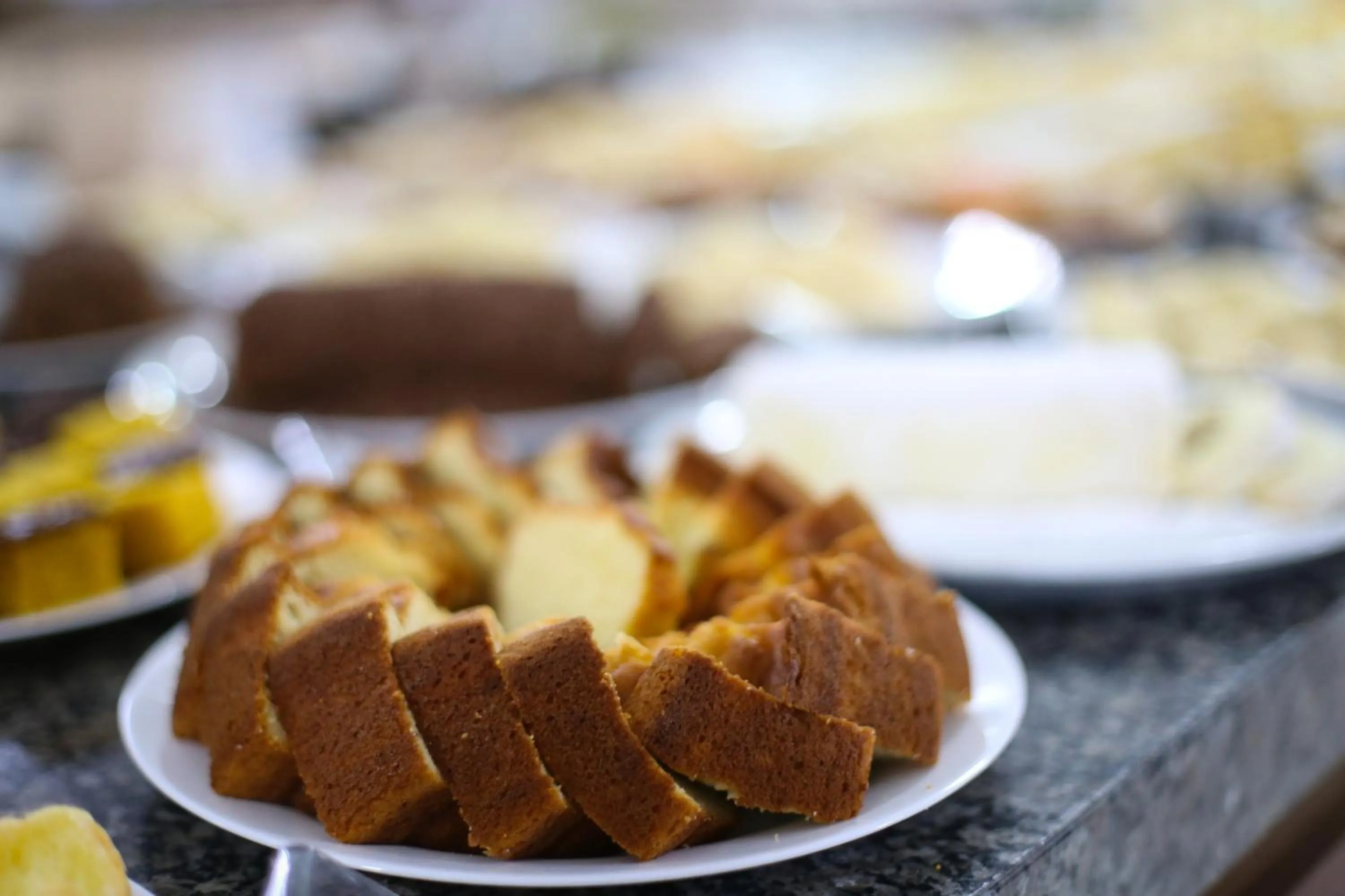 Buffet breakfast in Golden Ville Hotel