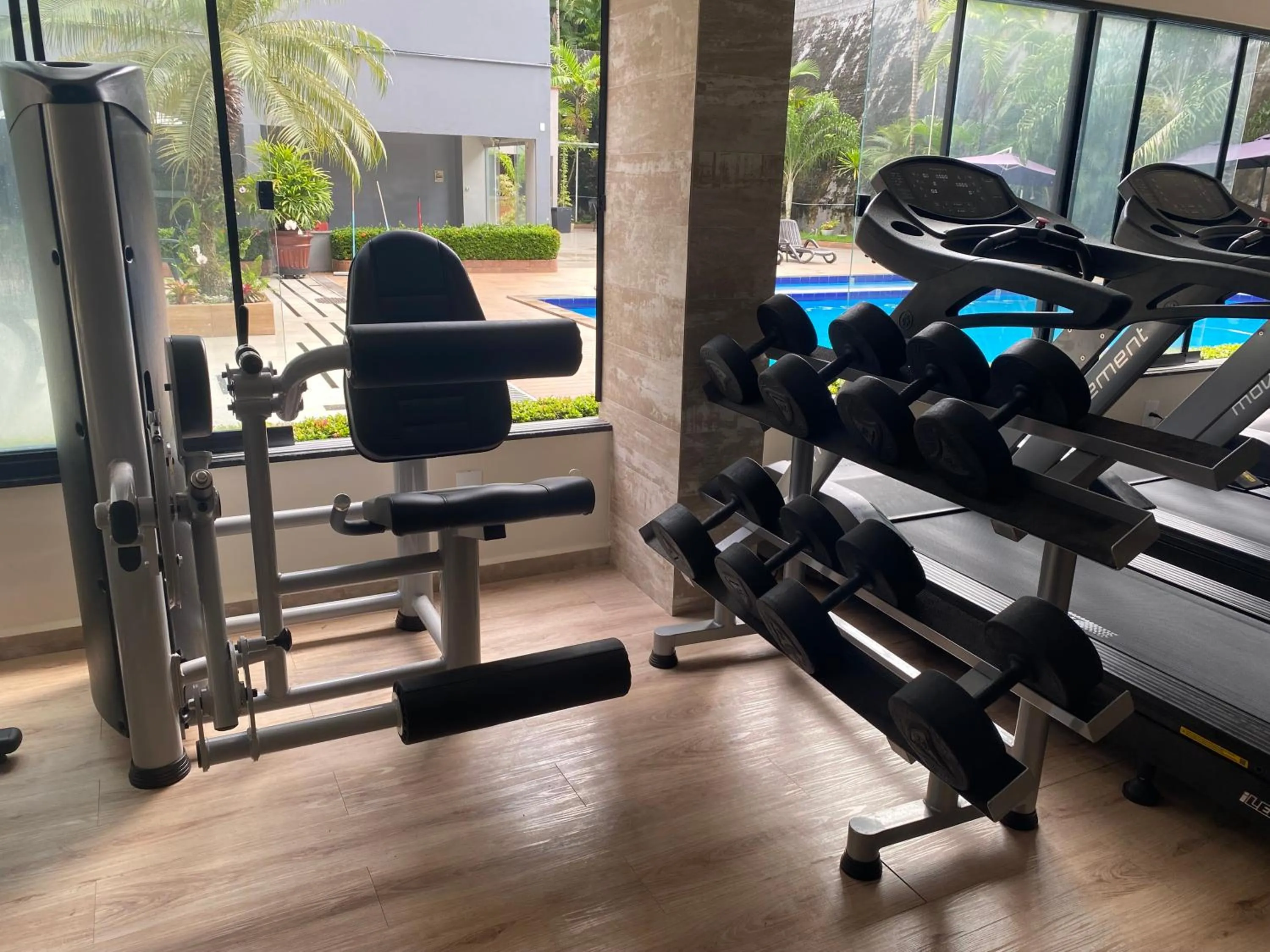 Fitness centre/facilities in Golden Ville Hotel
