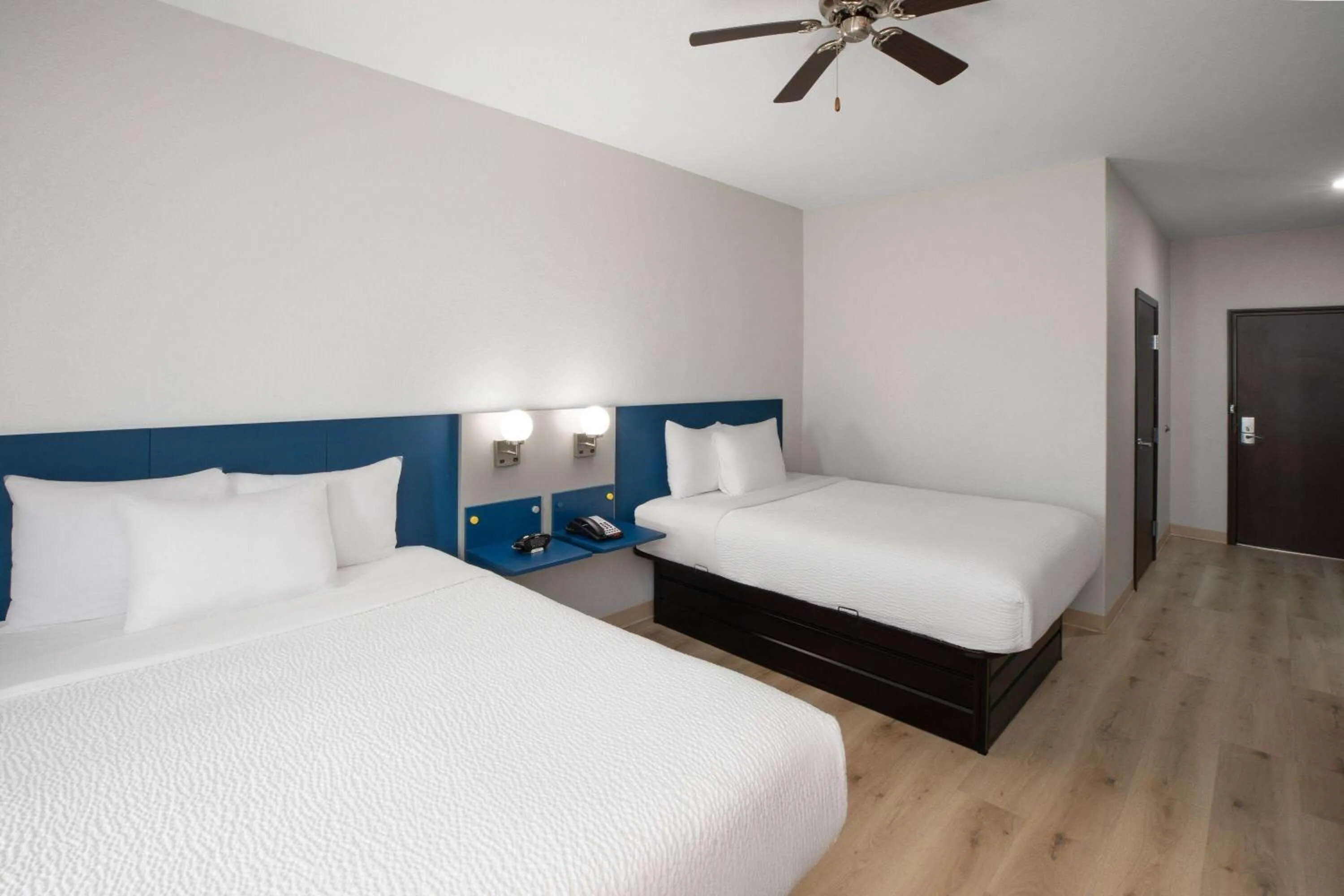 Photo of the whole room, Bed in Microtel Inn & Suites by Wyndham Buda Austin South