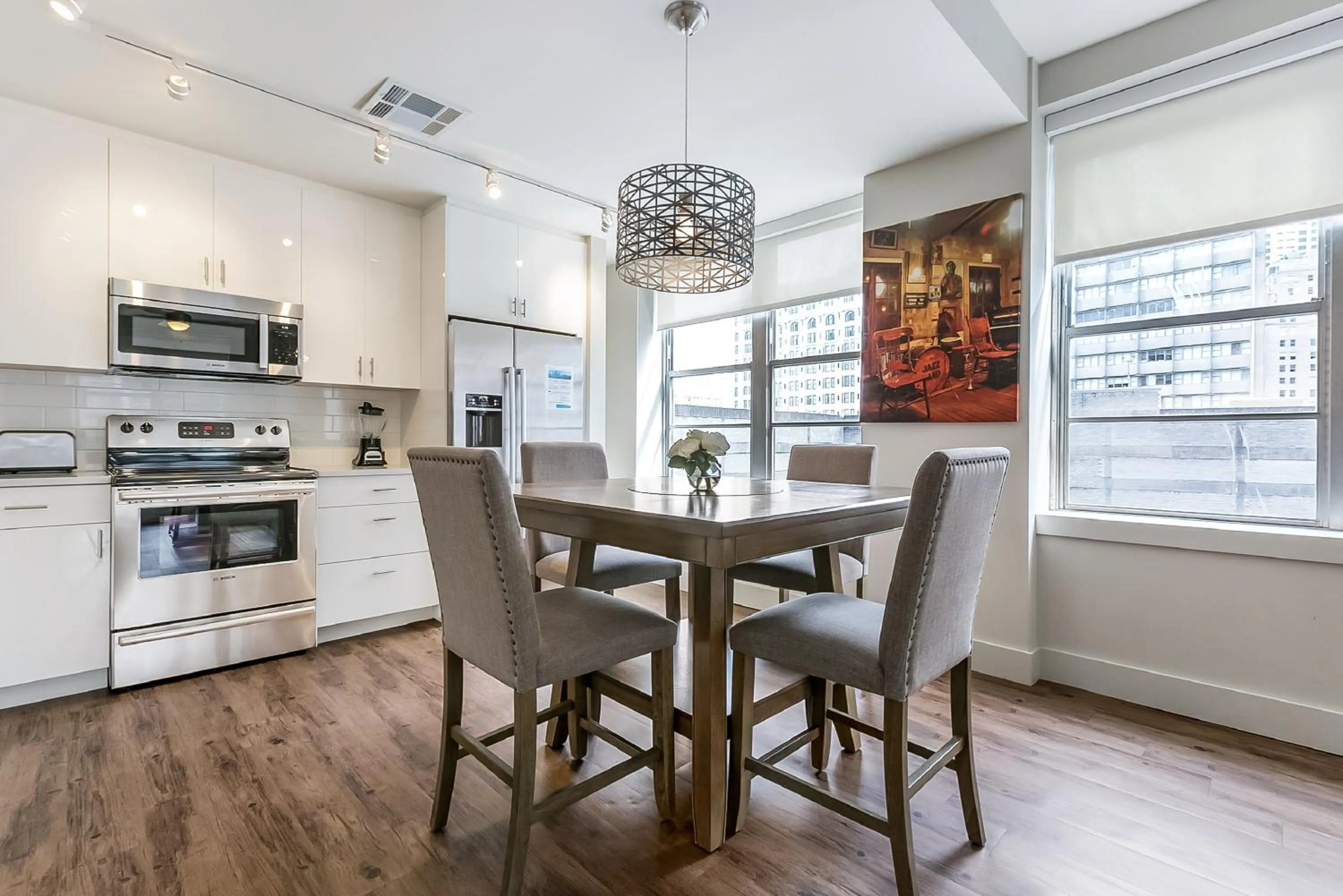 Dining area in Modern & Fully Furnished Apartments in the Heart of the City