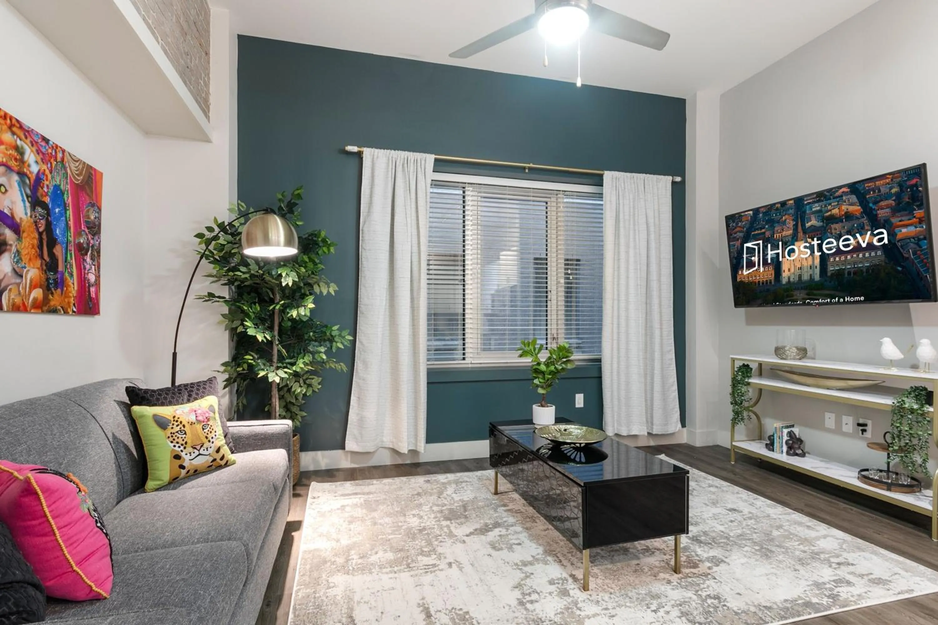 Living room in Modern & Fully Furnished Apartments in the Heart of the City